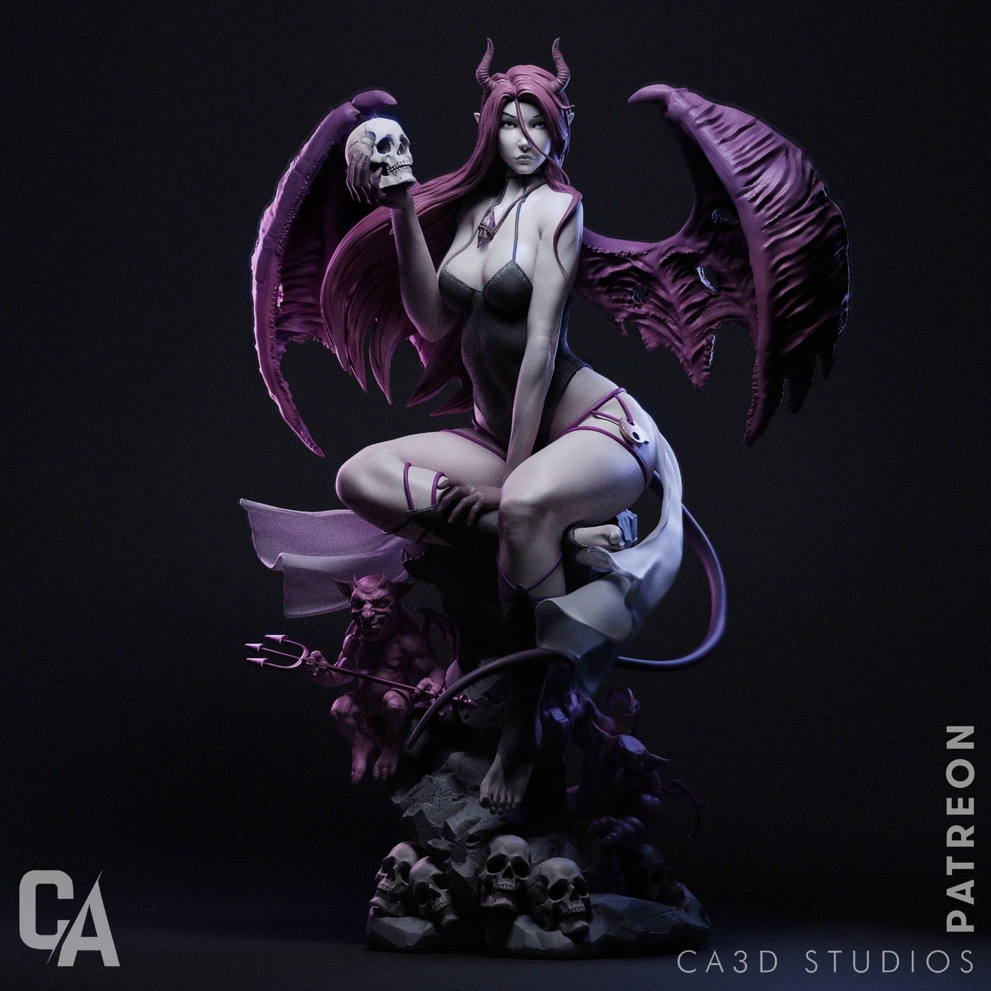 Succubus - CA 3D Studios - Dark Forge Arts