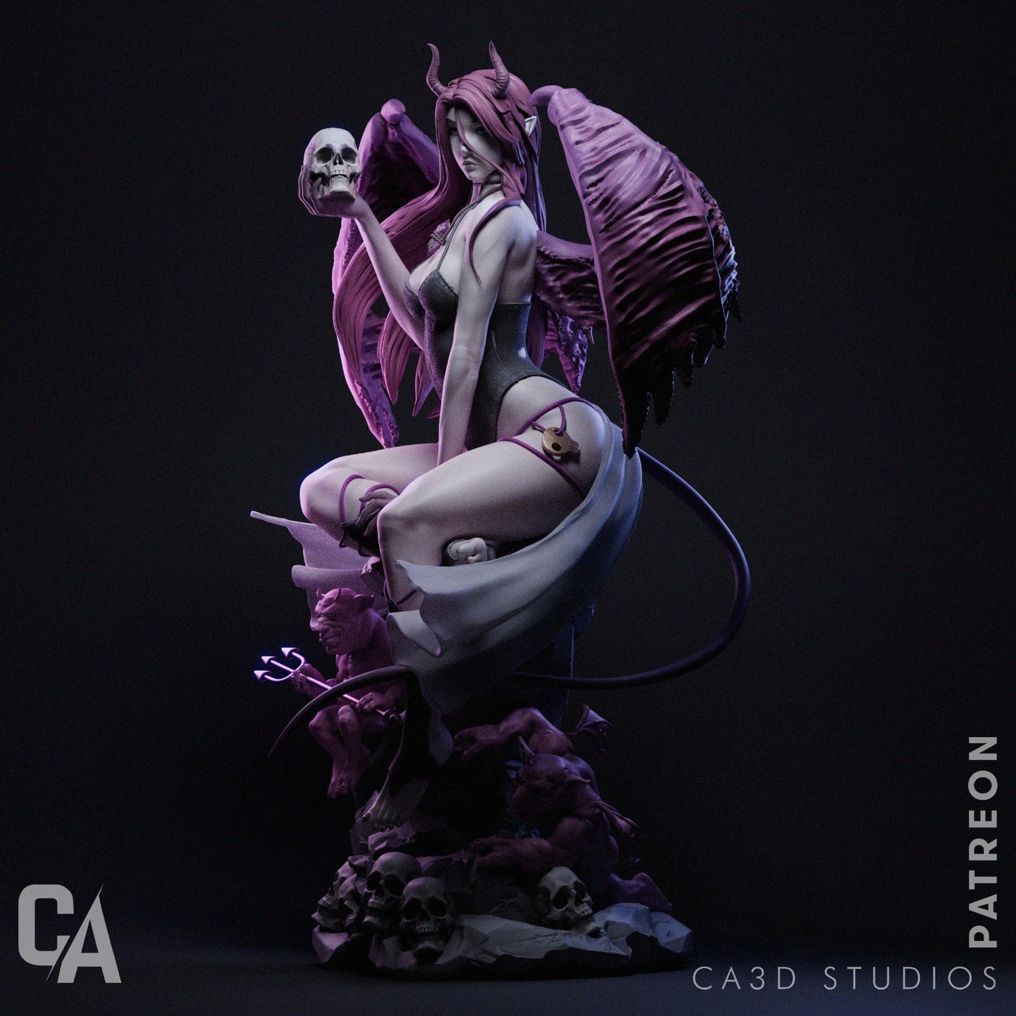 Succubus - CA 3D Studios - Dark Forge Arts