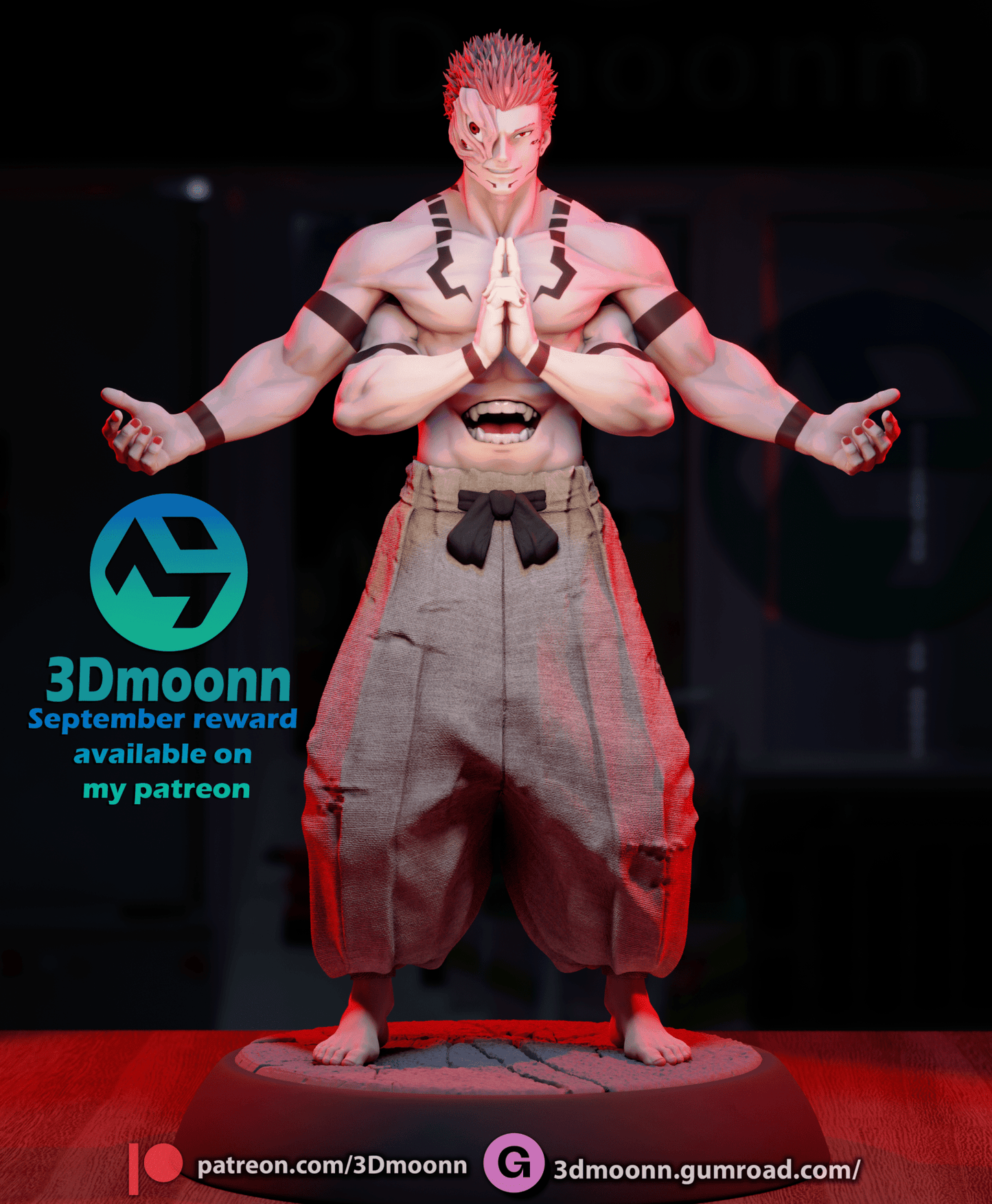 Sukuna - 3DMoonn - Dark Forge Arts