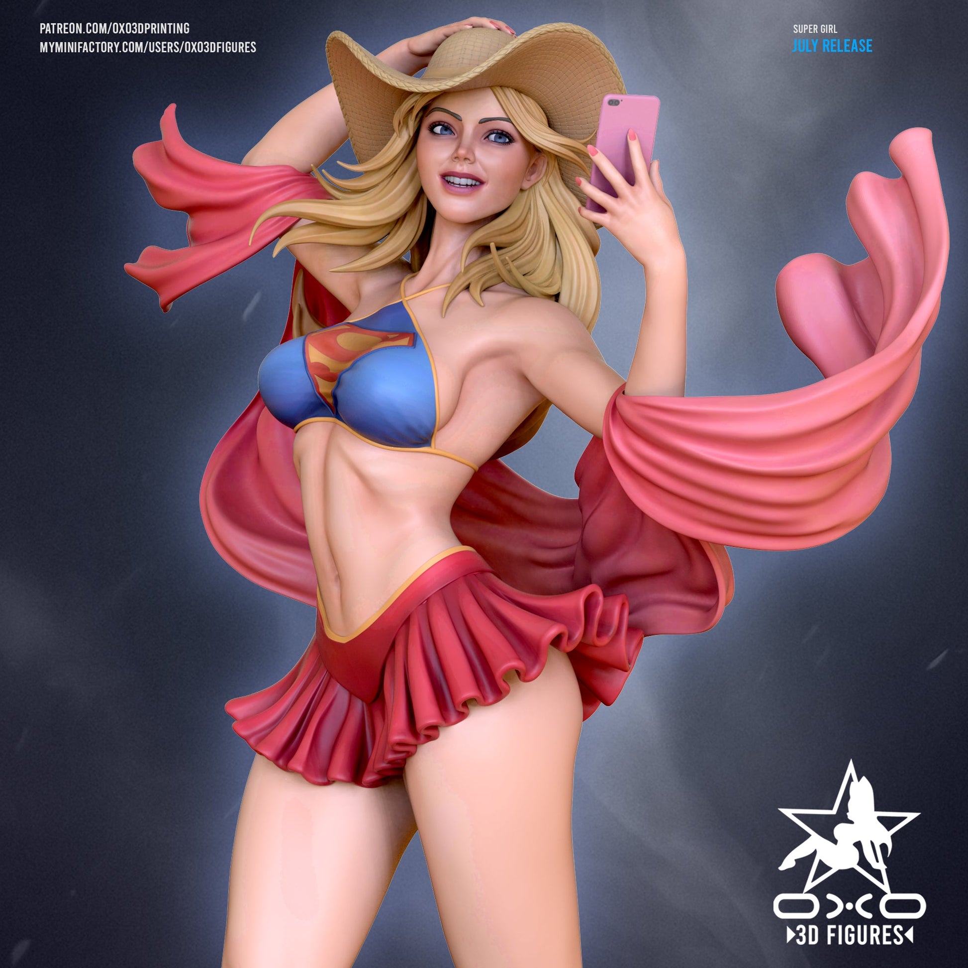 Super Girl - OXO3D - Dark Forge Arts