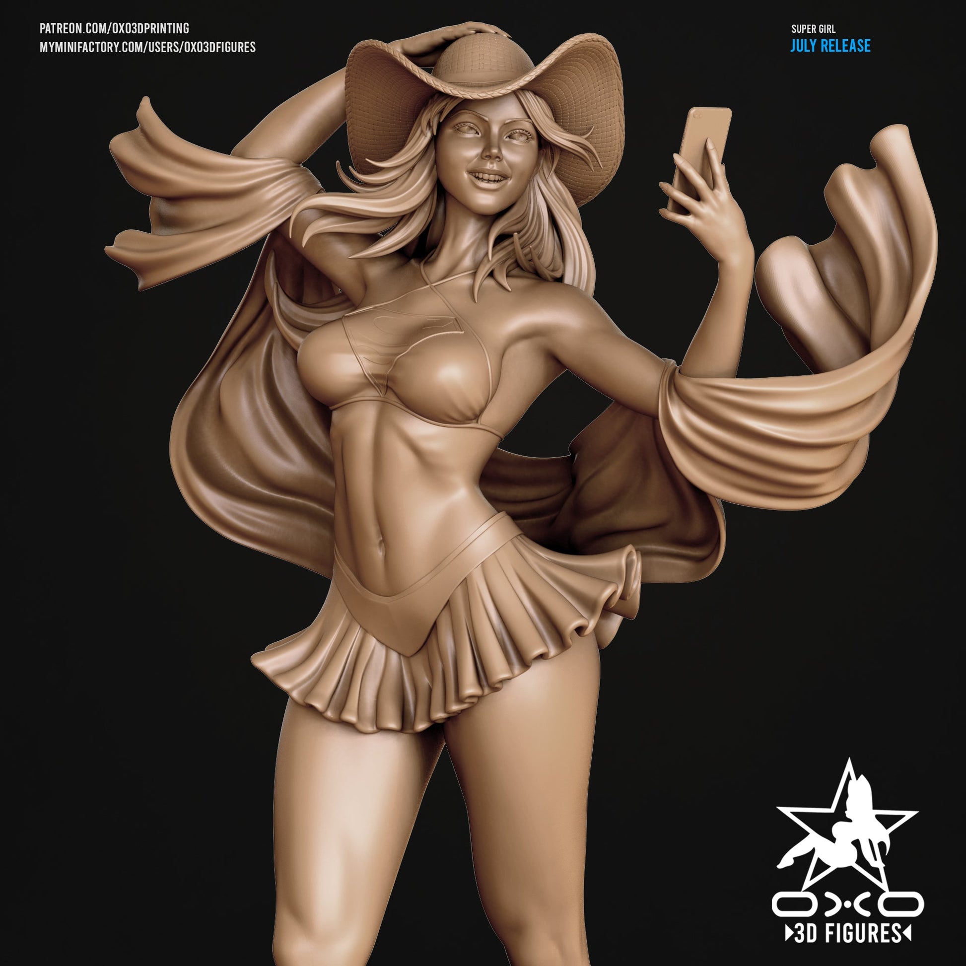 Super Girl - OXO3D - Dark Forge Arts