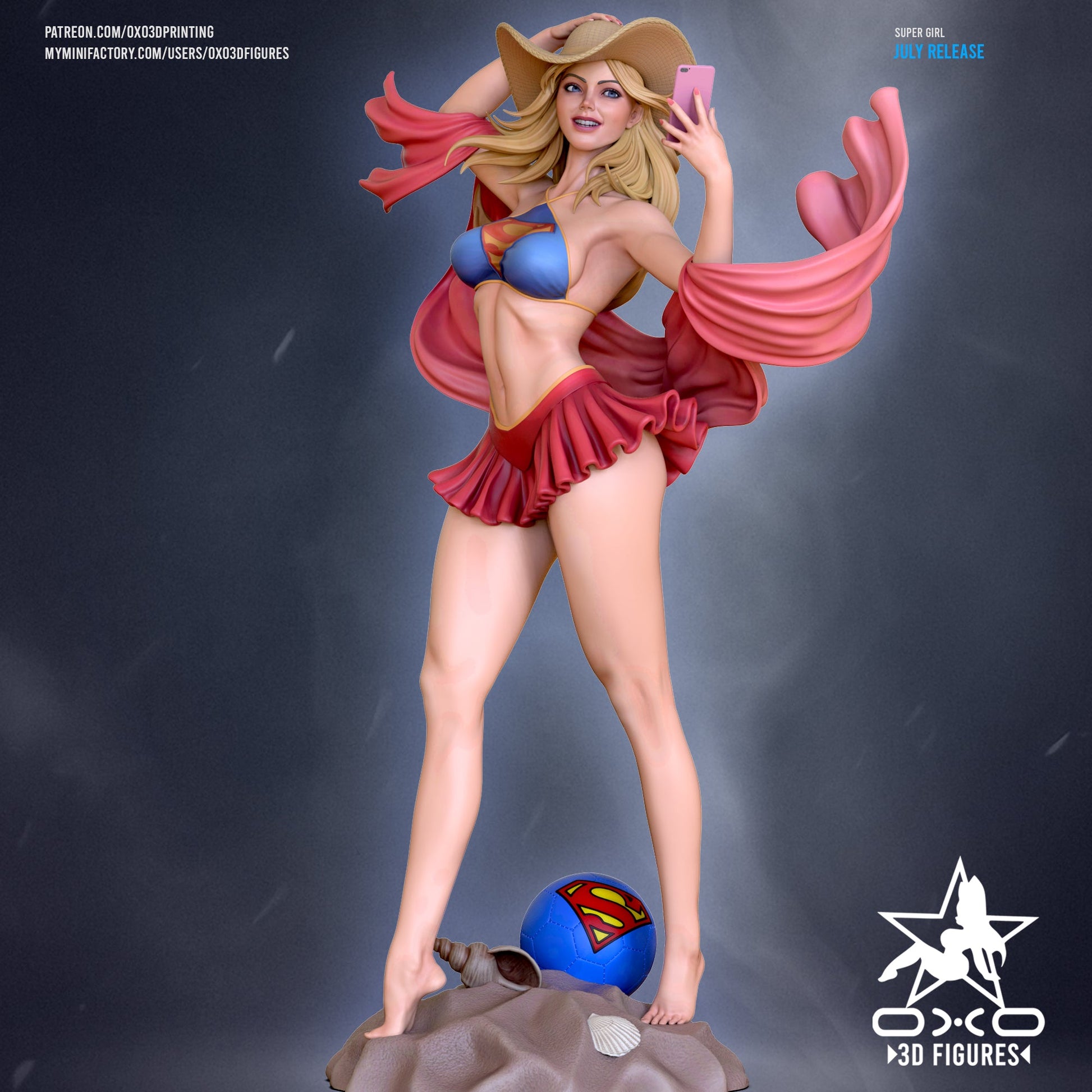 Super Girl - OXO3D - Dark Forge Arts