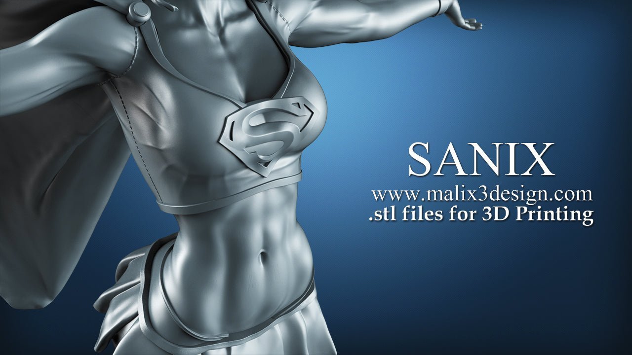 SuperGirl - Sanix3D - Dark Forge Arts