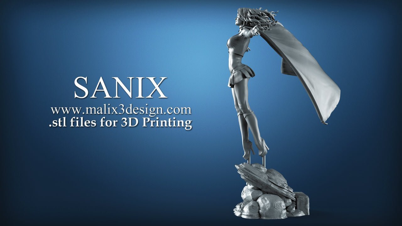 SuperGirl - Sanix3D - Dark Forge Arts