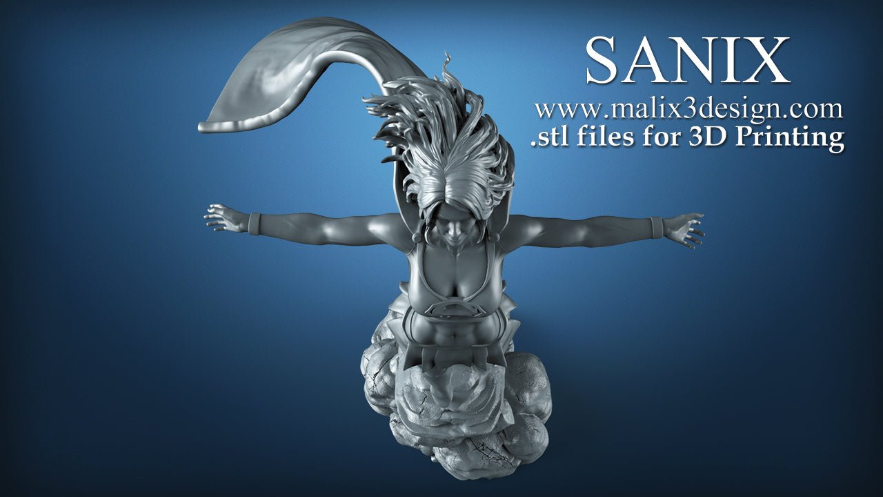 SuperGirl - Sanix3D - Dark Forge Arts