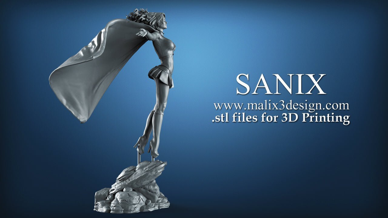 SuperGirl - Sanix3D - Dark Forge Arts
