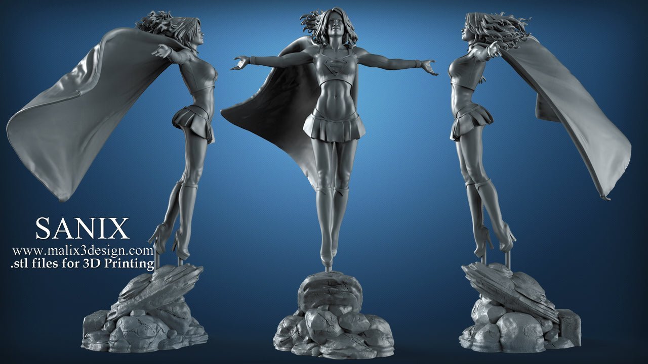 SuperGirl - Sanix3D - Dark Forge Arts