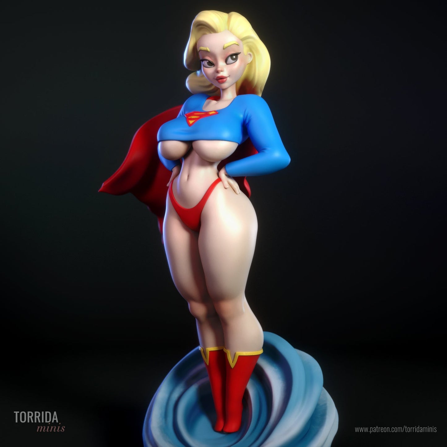 SuperGirl - Torrida Minis - Dark Forge Arts