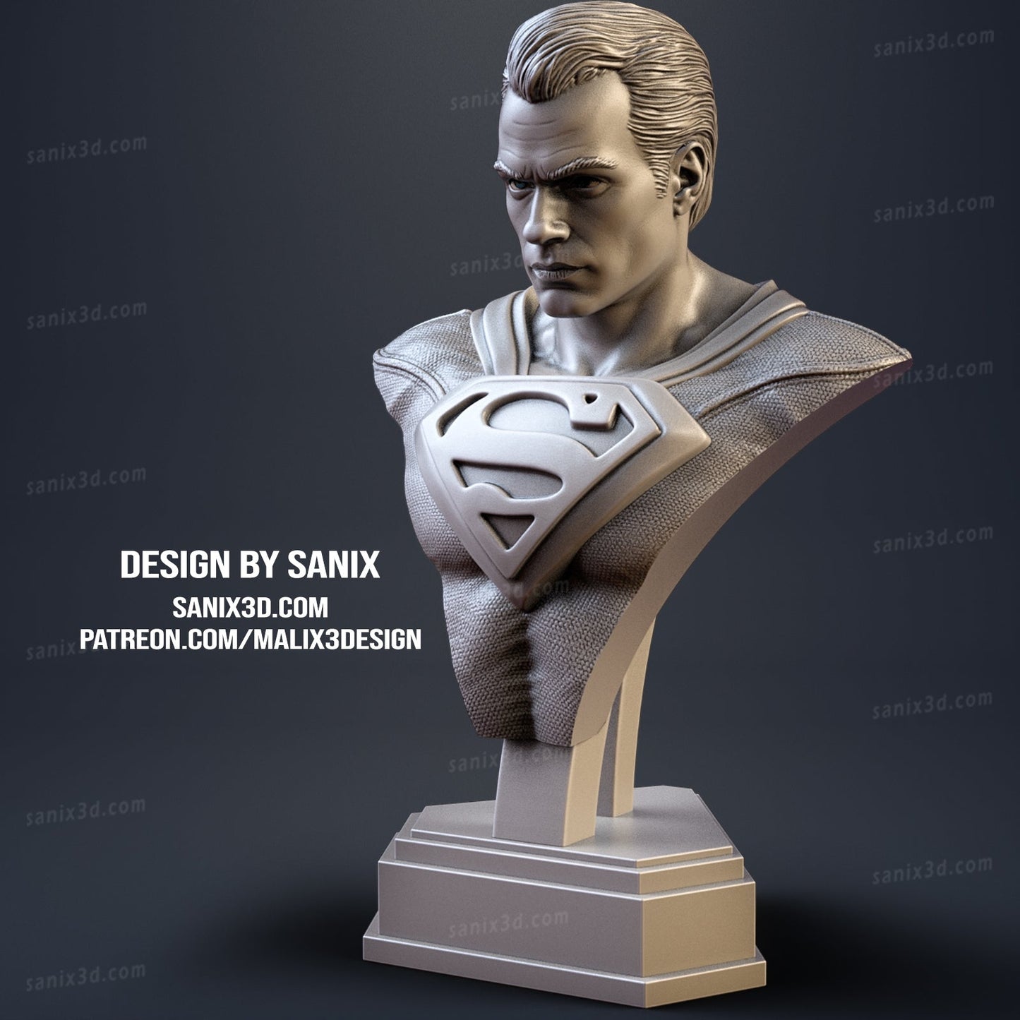 Superman v2 - Sanix3D - Dark Forge Arts