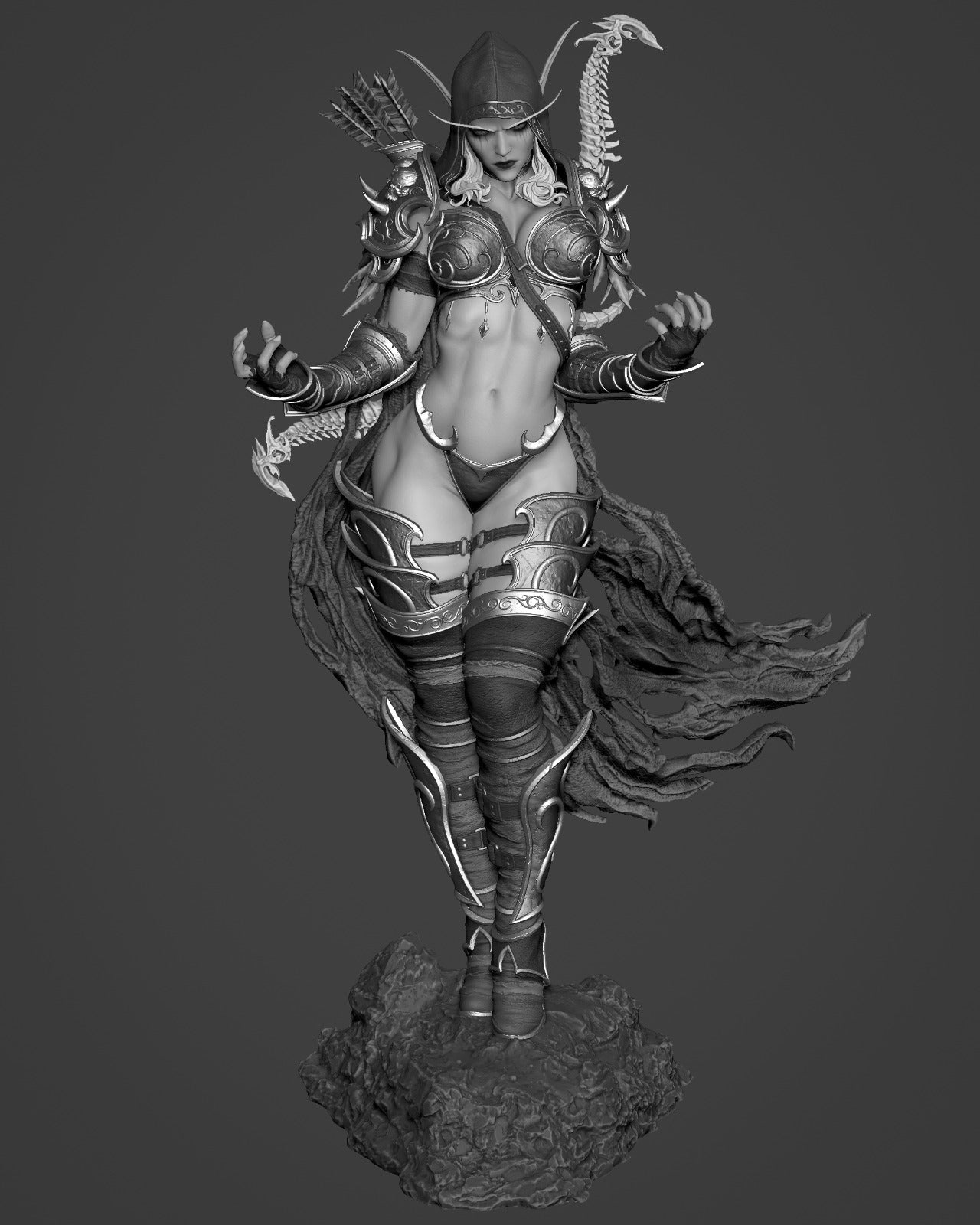 Sylvanas - CA 3D Studios - Dark Forge Arts