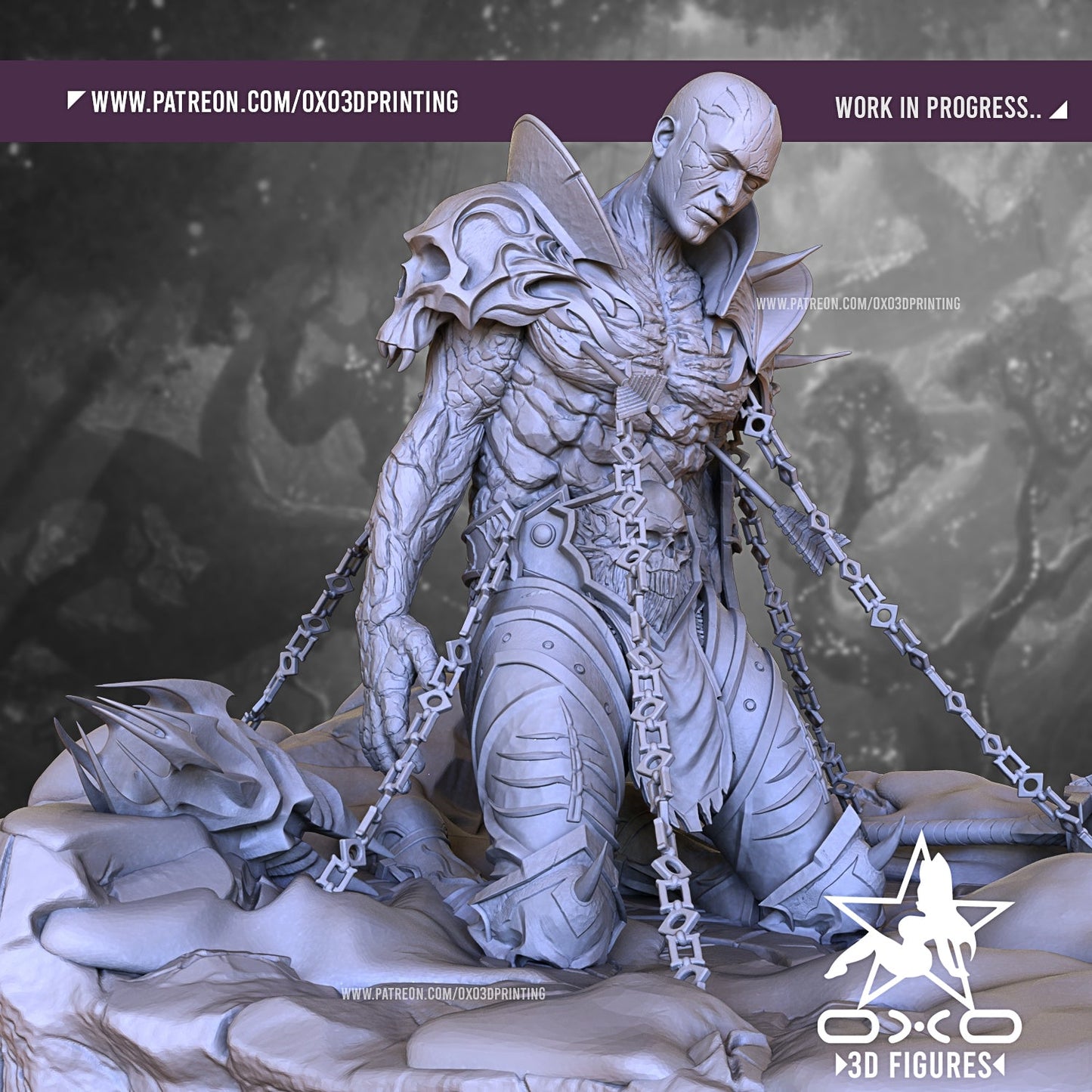 Sylvanas Windrunner and Bolvar Fordragon - OXO3D - Dark Forge Arts