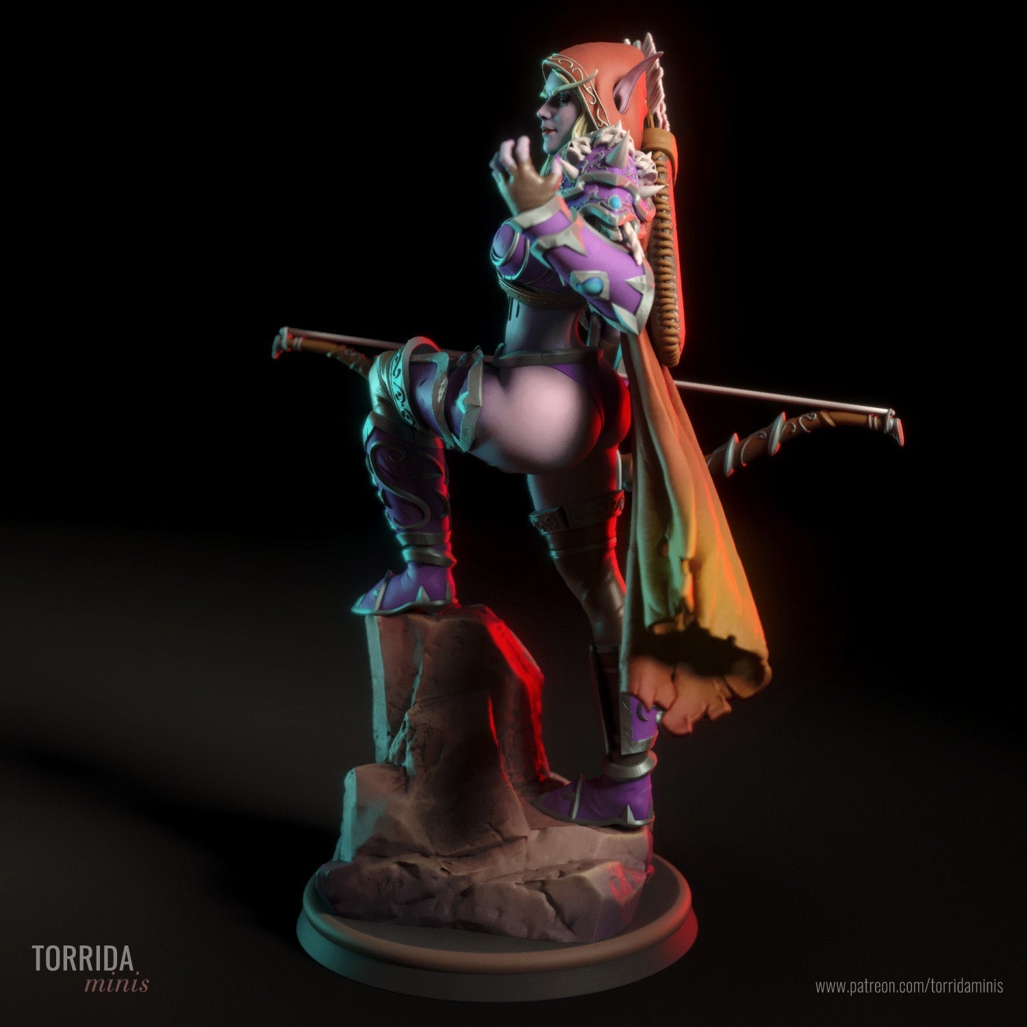 Sylvanas Windrunner - Torrida Minis - Dark Forge Arts