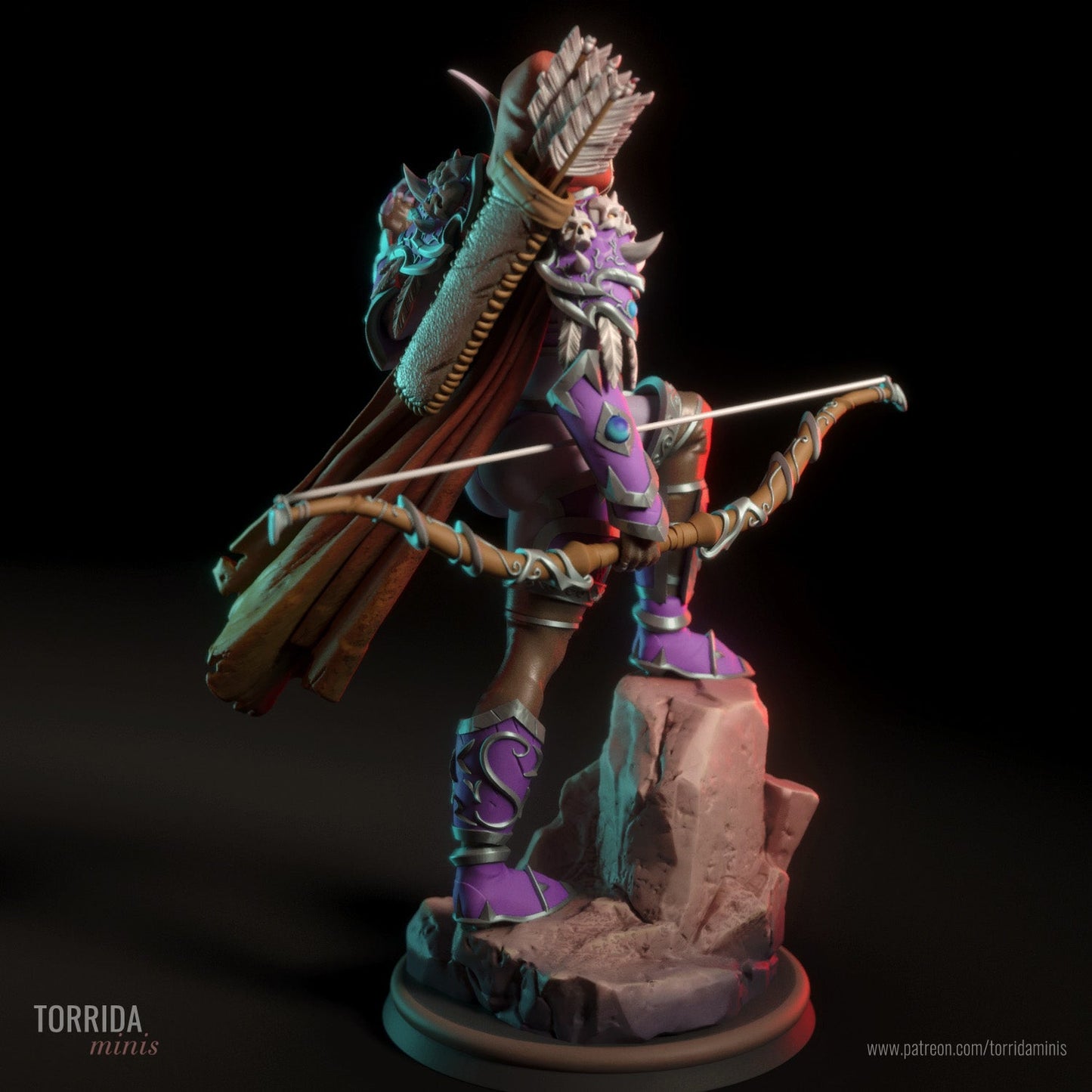 Sylvanas Windrunner - Torrida Minis - Dark Forge Arts