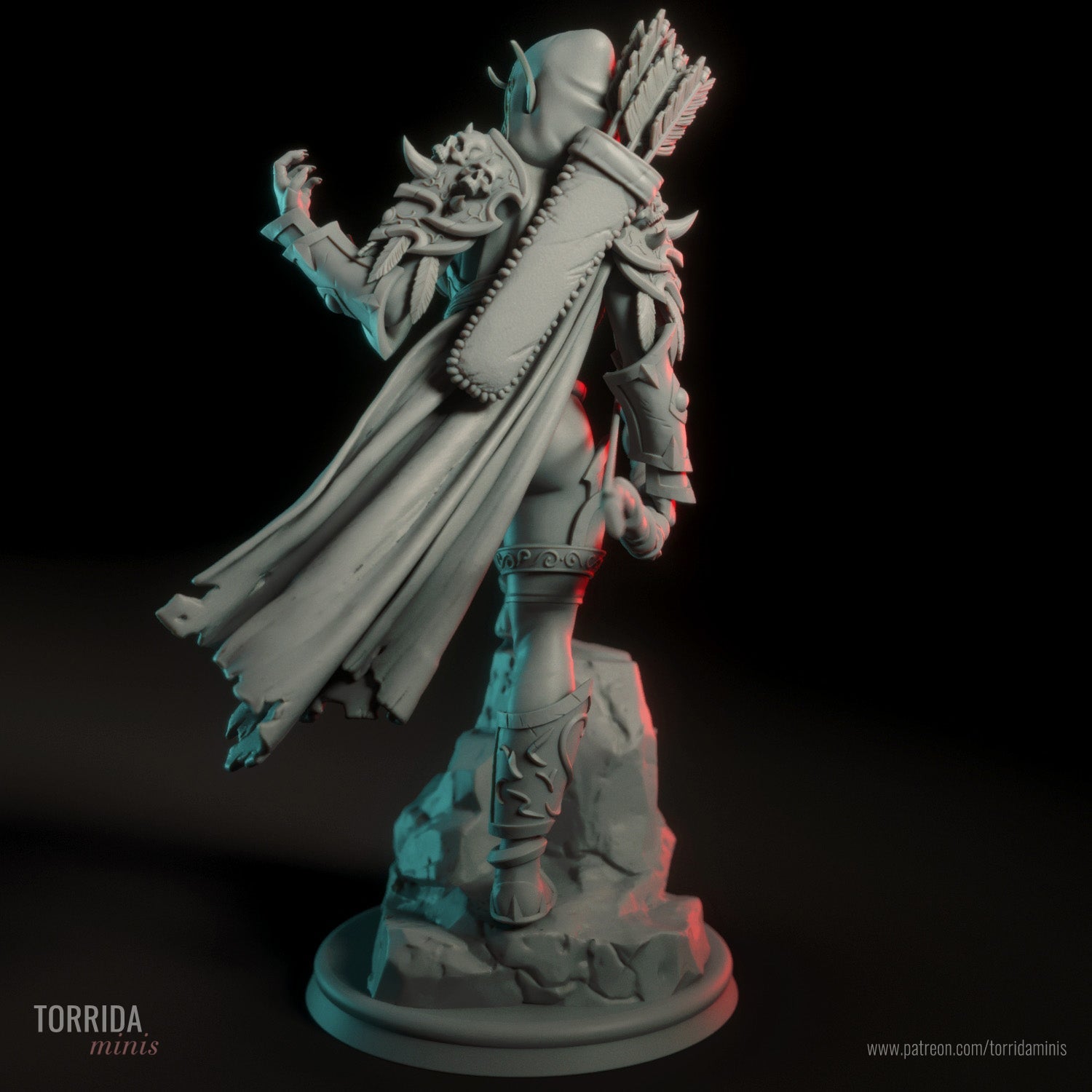 Sylvanas Windrunner - Torrida Minis - Dark Forge Arts