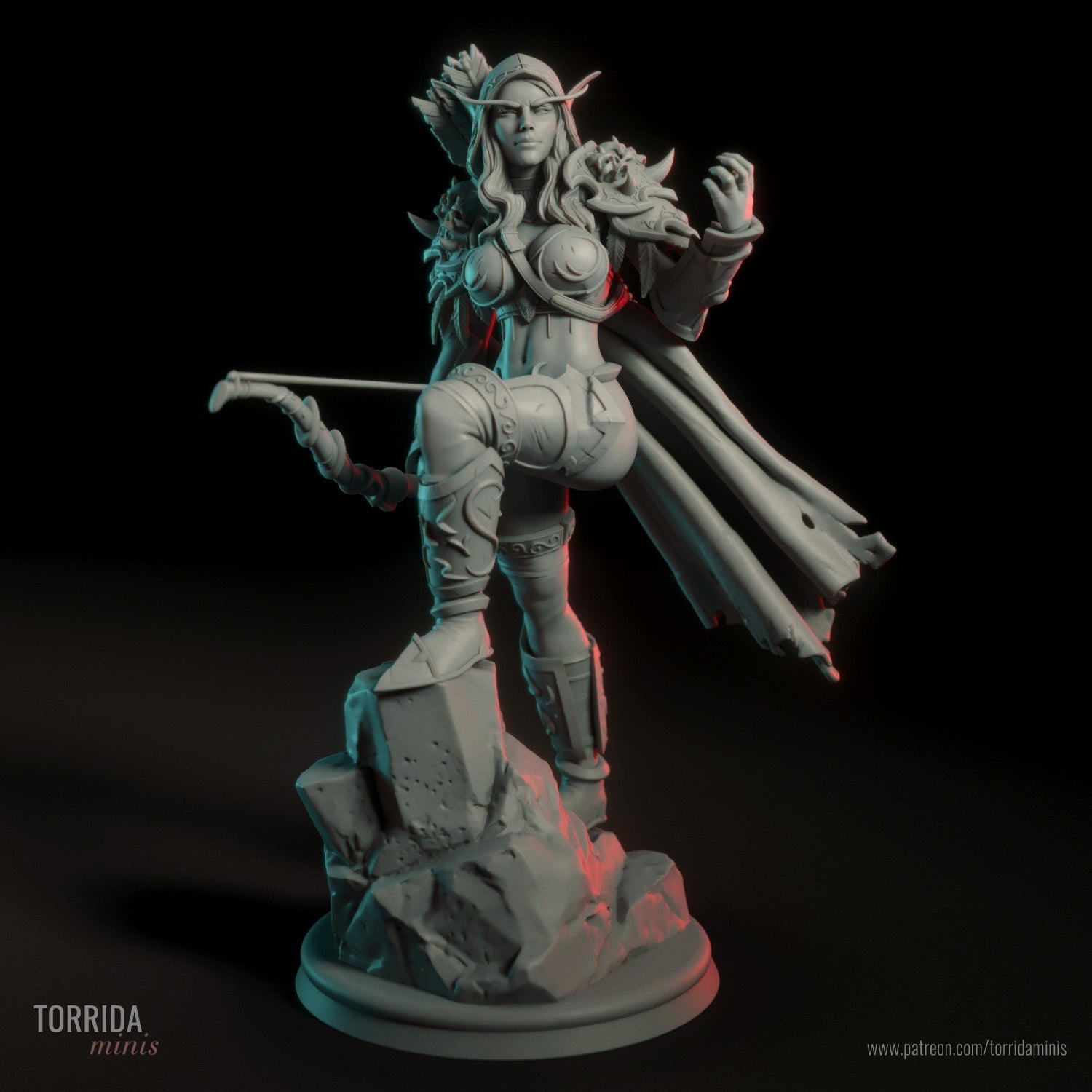 Sylvanas Windrunner - Torrida Minis - Dark Forge Arts