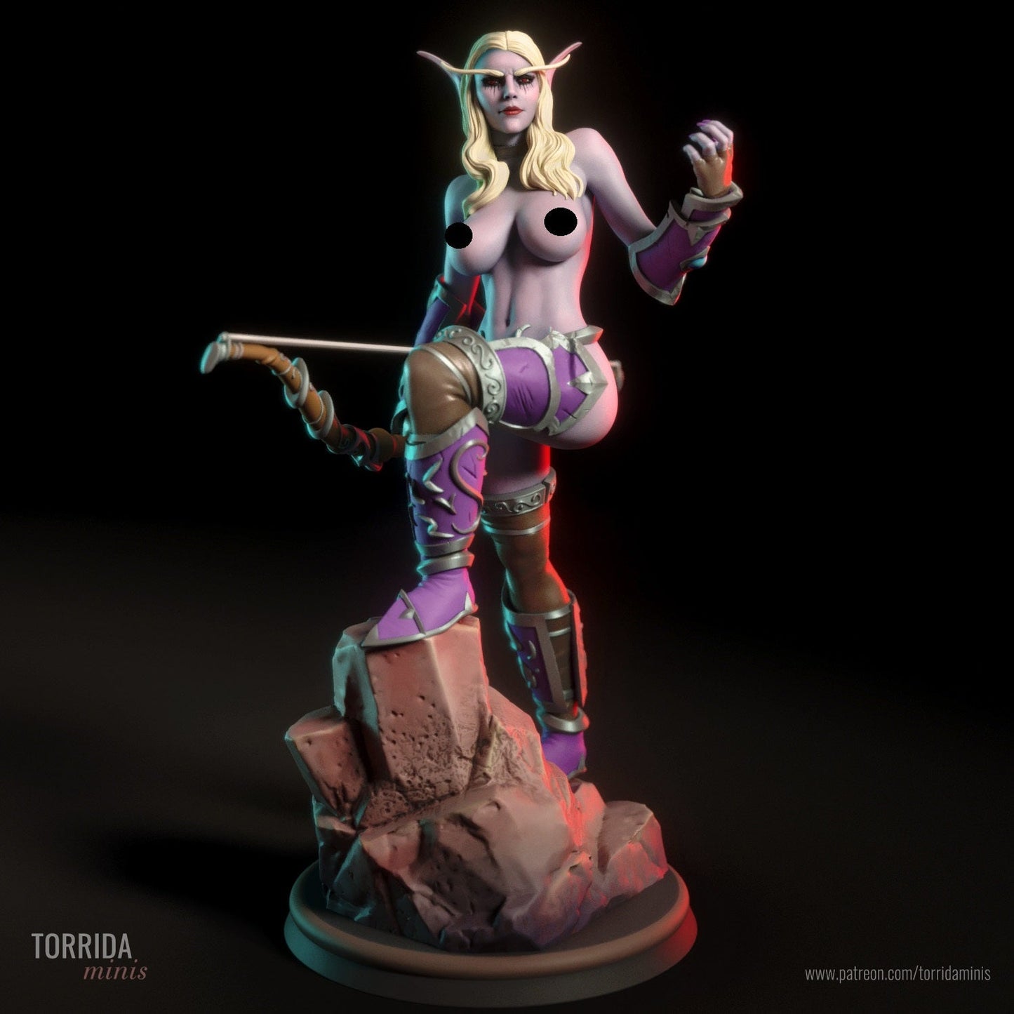 Sylvanas Windrunner - Torrida Minis - Dark Forge Arts