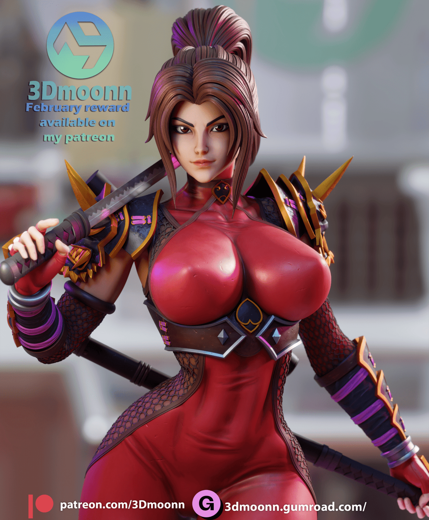 Taki - 3DMoonn - Dark Forge Arts