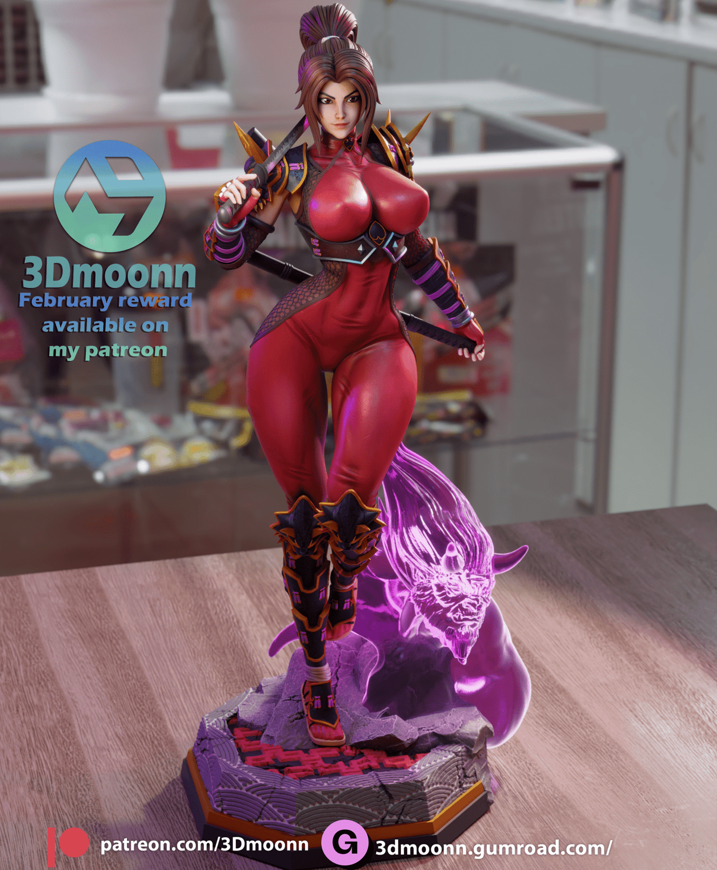 Taki - 3DMoonn - Dark Forge Arts