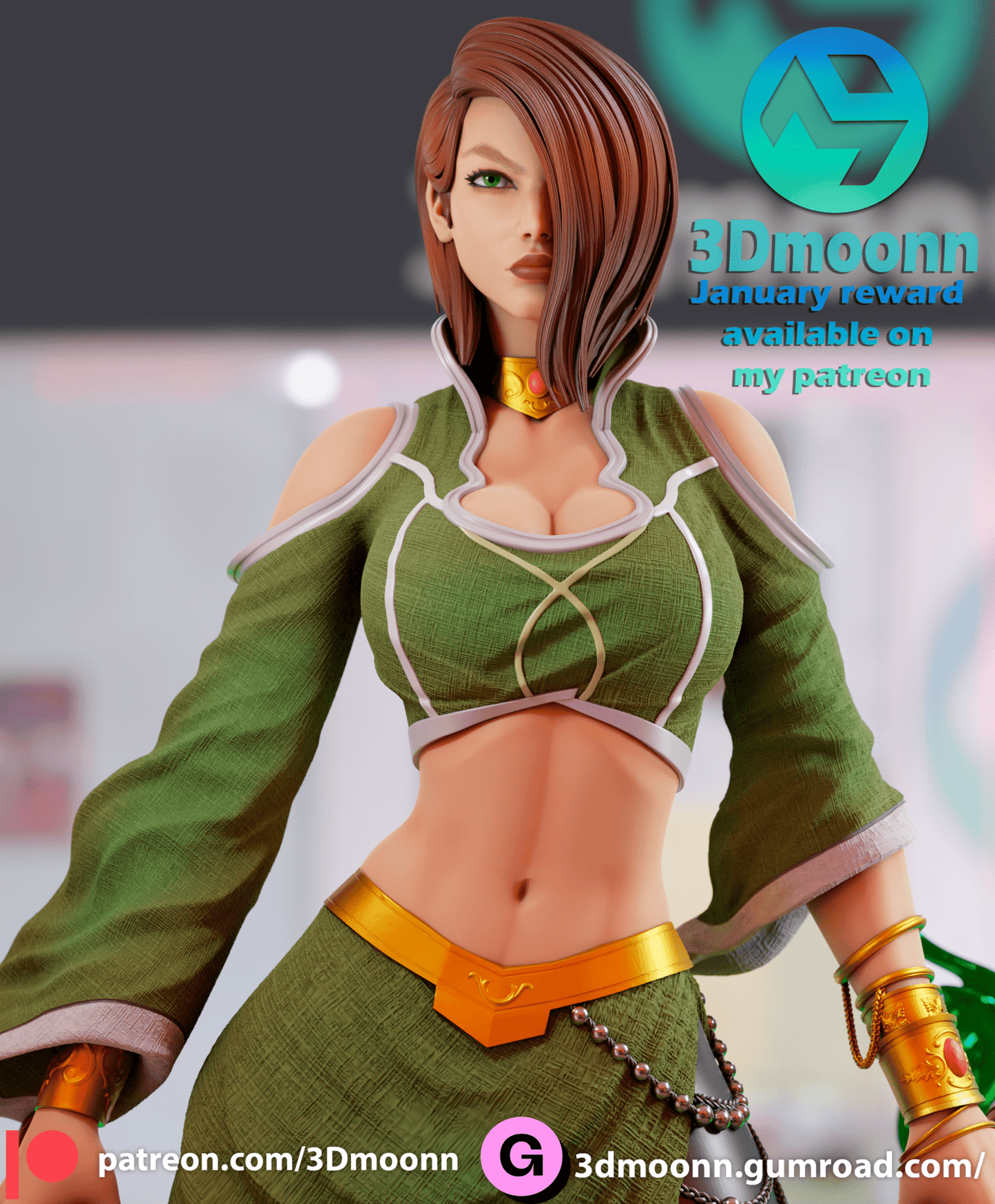 Talia Al Ghoul - 3DMoonn - Dark Forge Arts