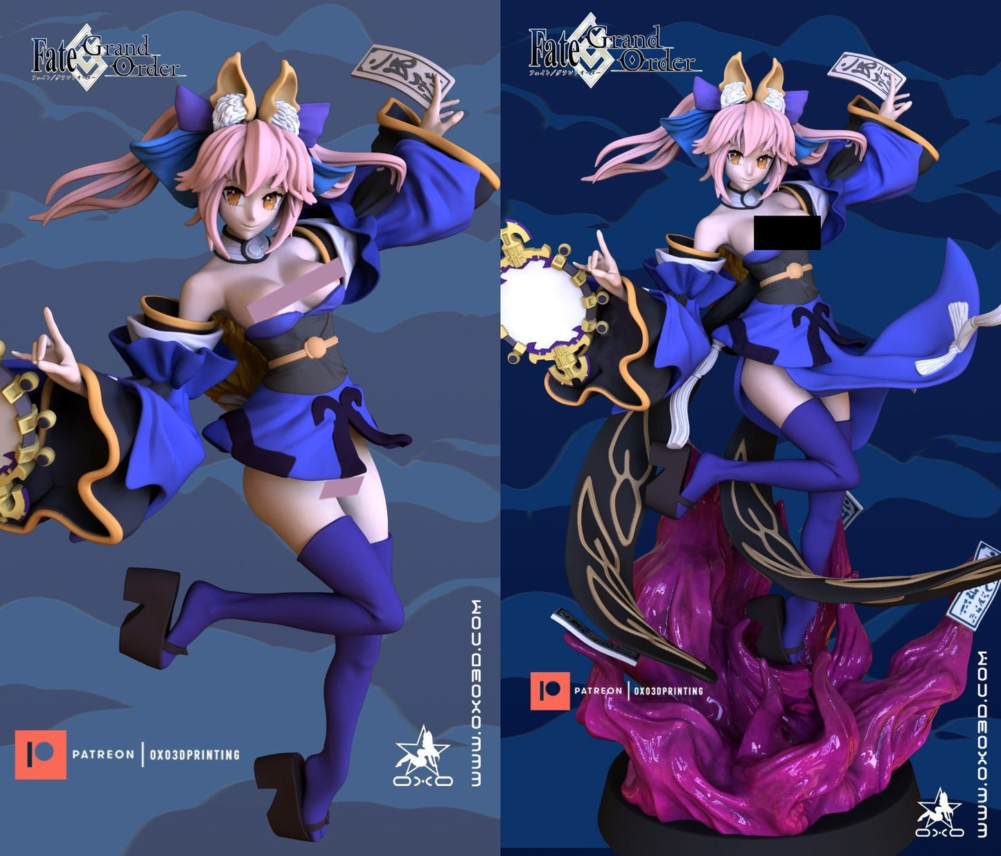 Tamamo No Mae - OXO3D - Dark Forge Arts