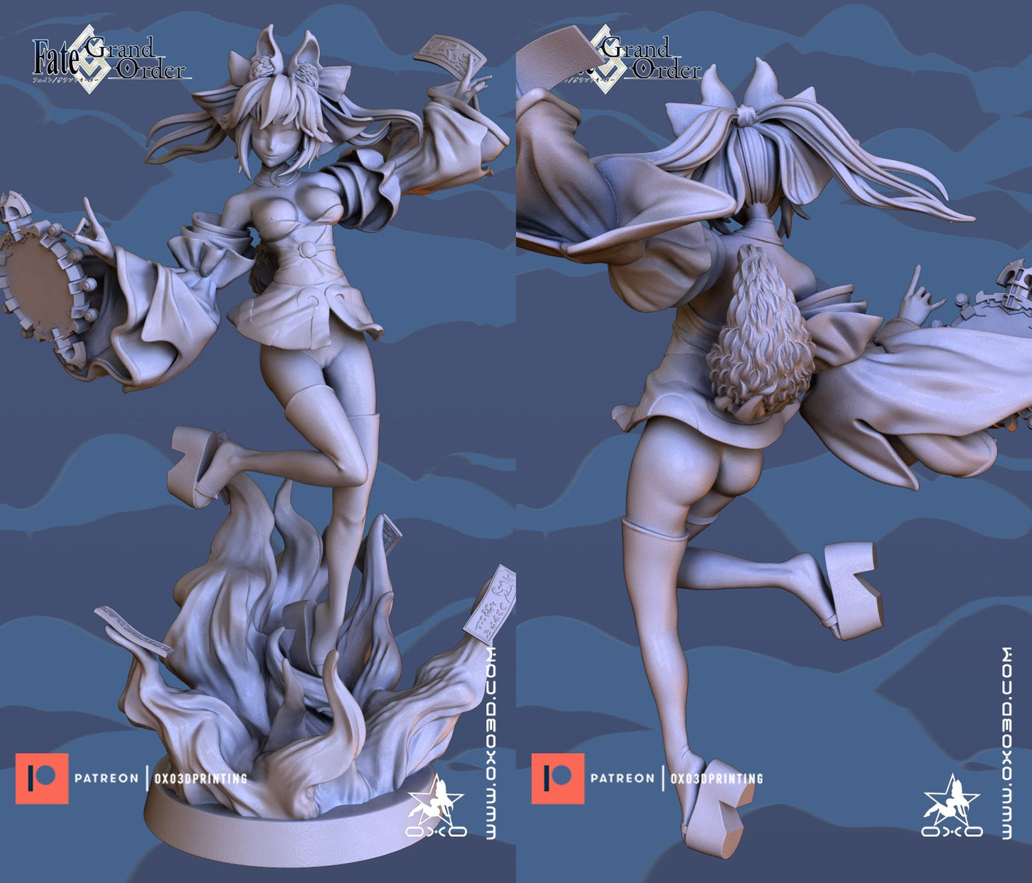 Tamamo No Mae - OXO3D - Dark Forge Arts