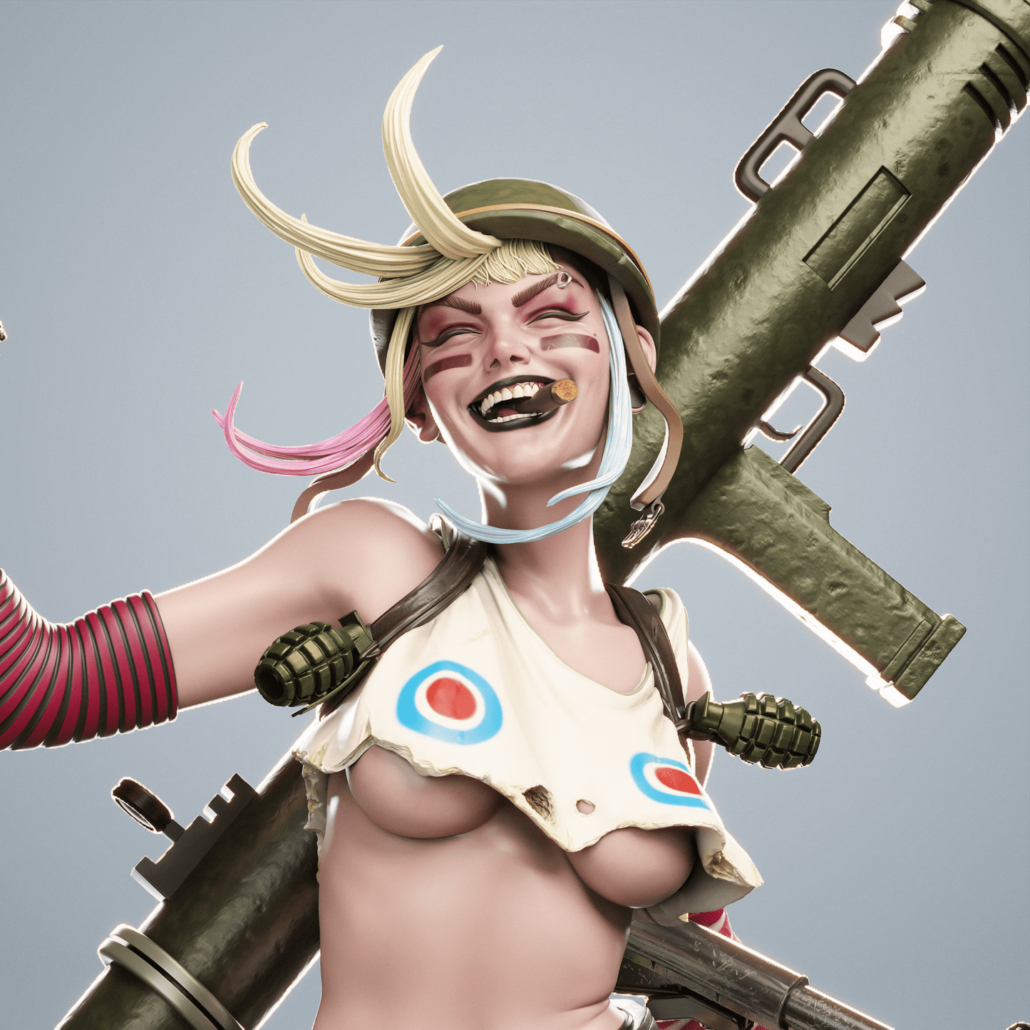 Tank Girl - CA 3D Studios - Dark Forge Arts