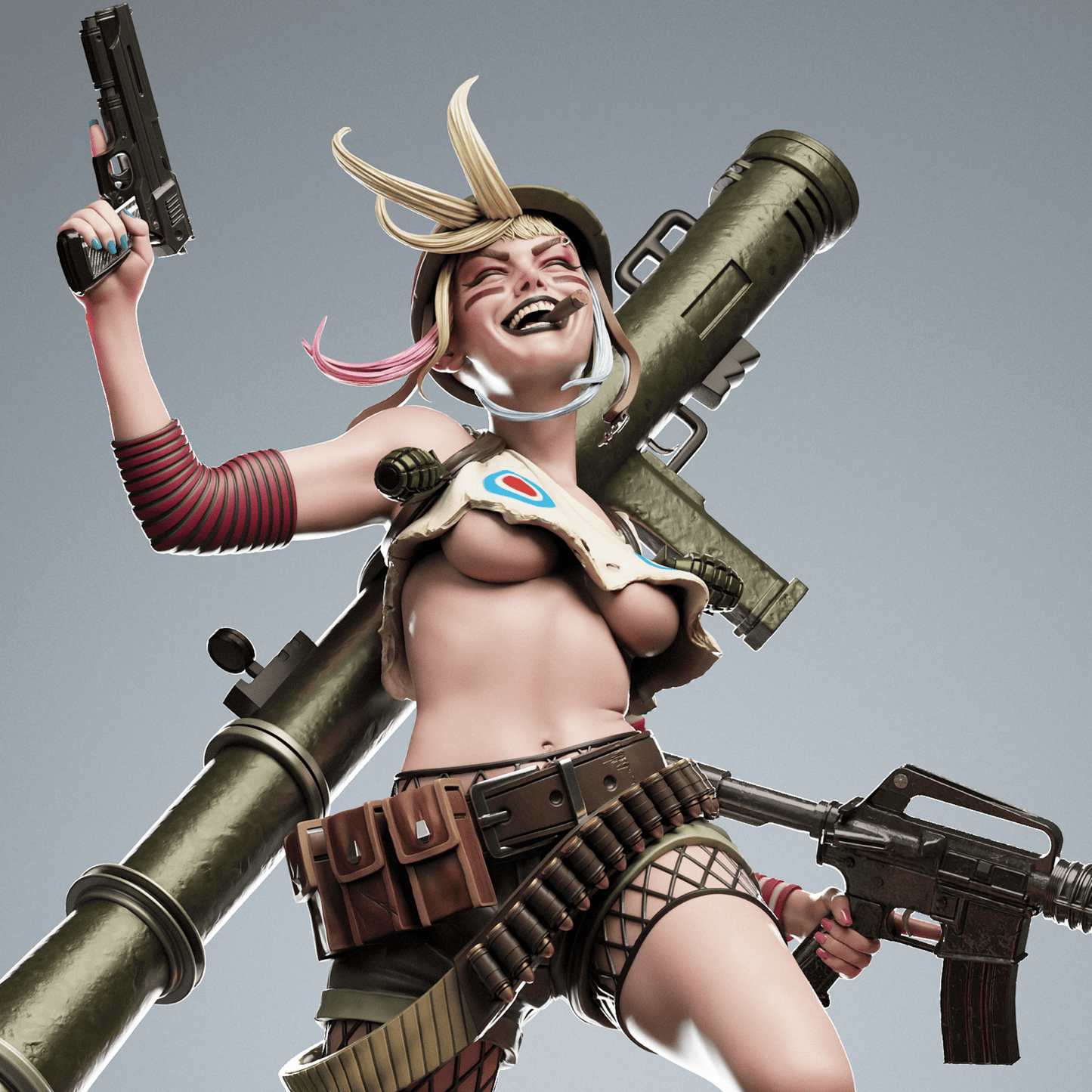 Tank Girl - CA 3D Studios - Dark Forge Arts