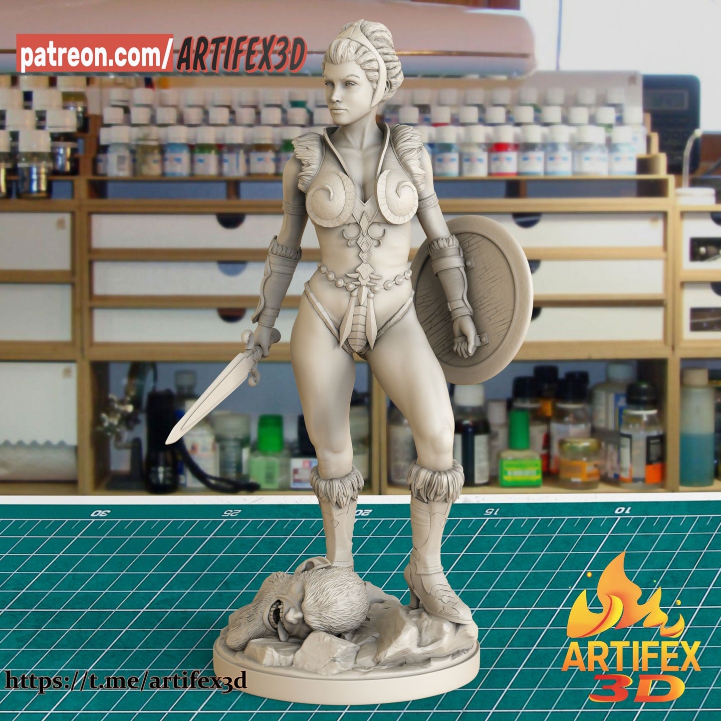 Teela - Artifex3D - Dark Forge Arts
