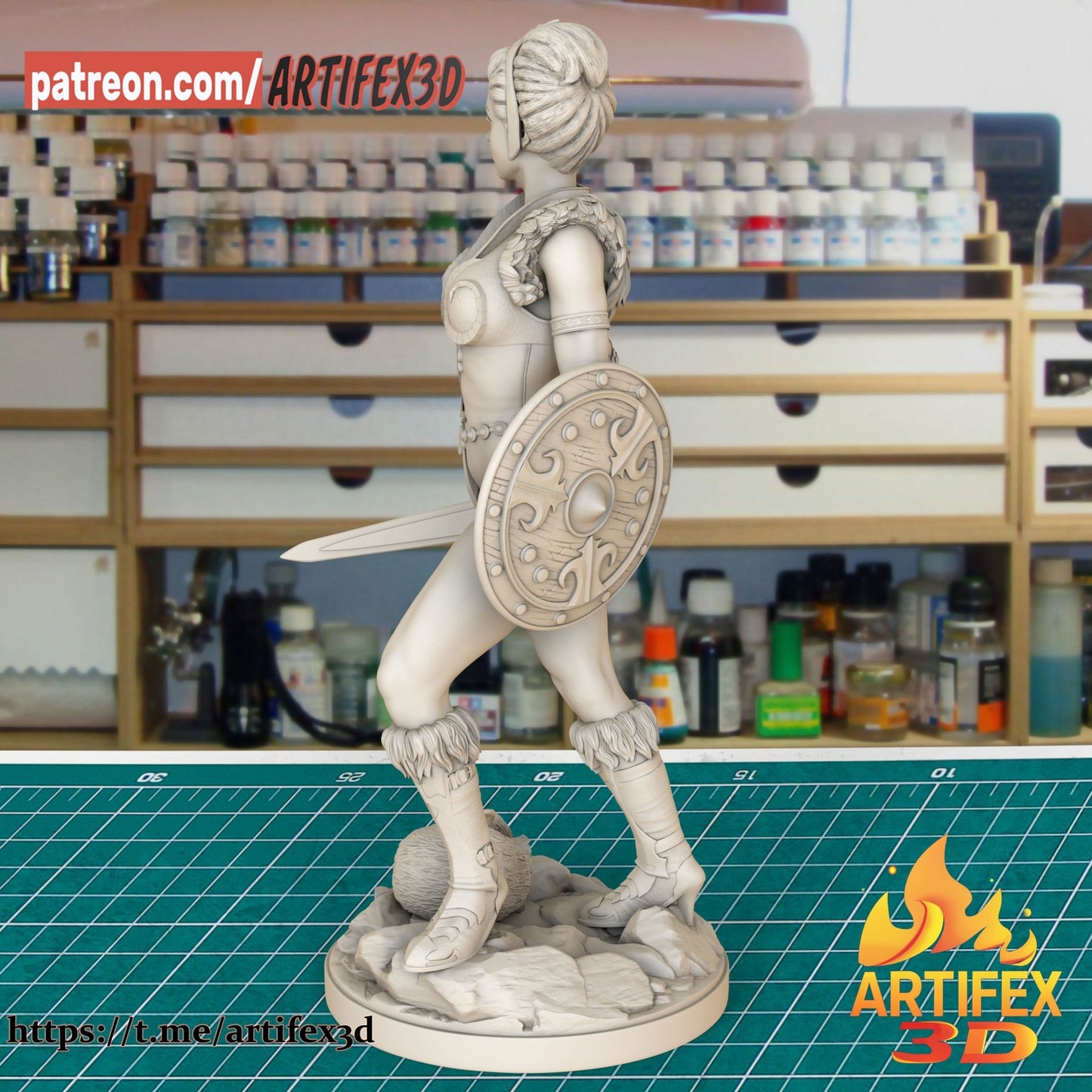 Teela - Artifex3D - Dark Forge Arts