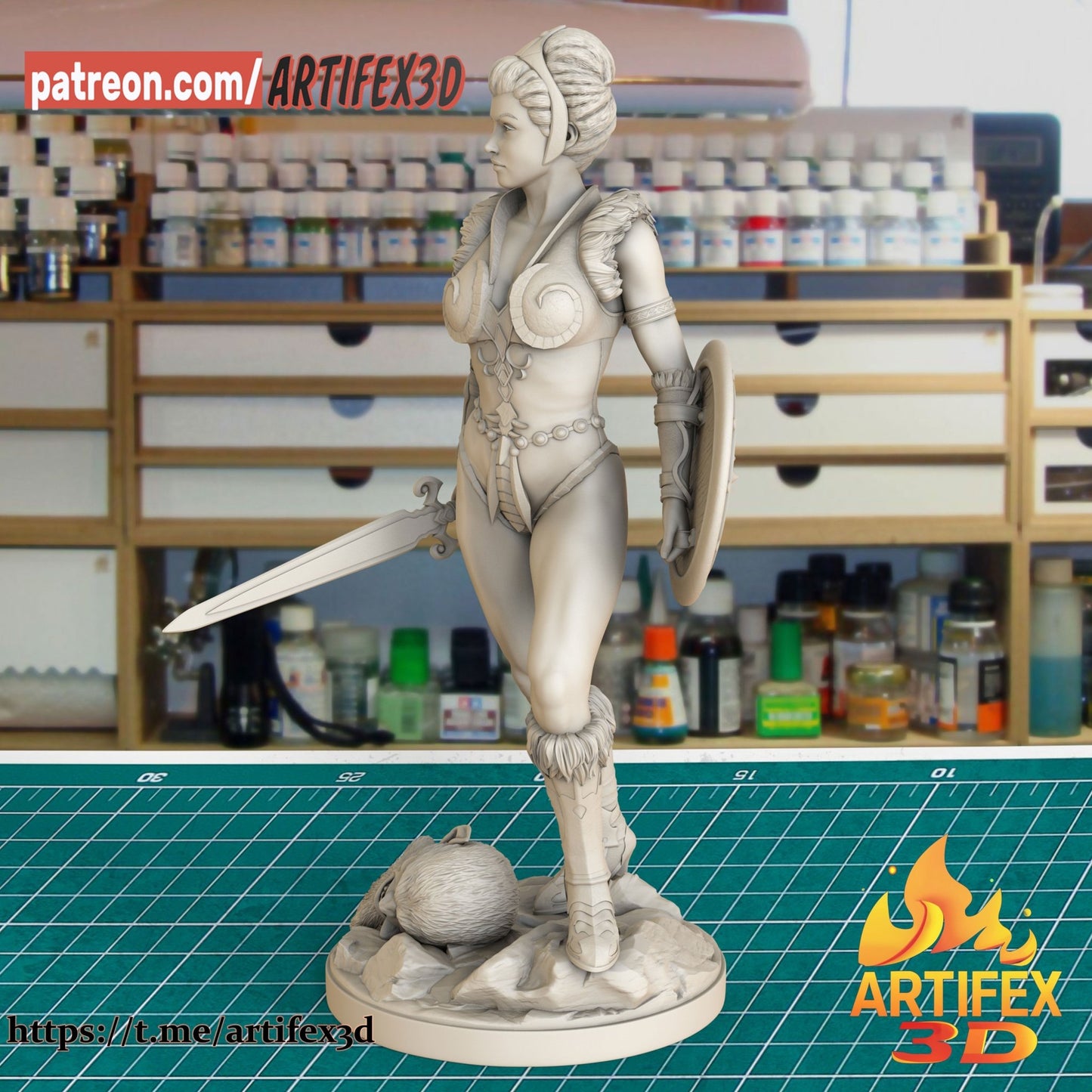Teela - Artifex3D - Dark Forge Arts