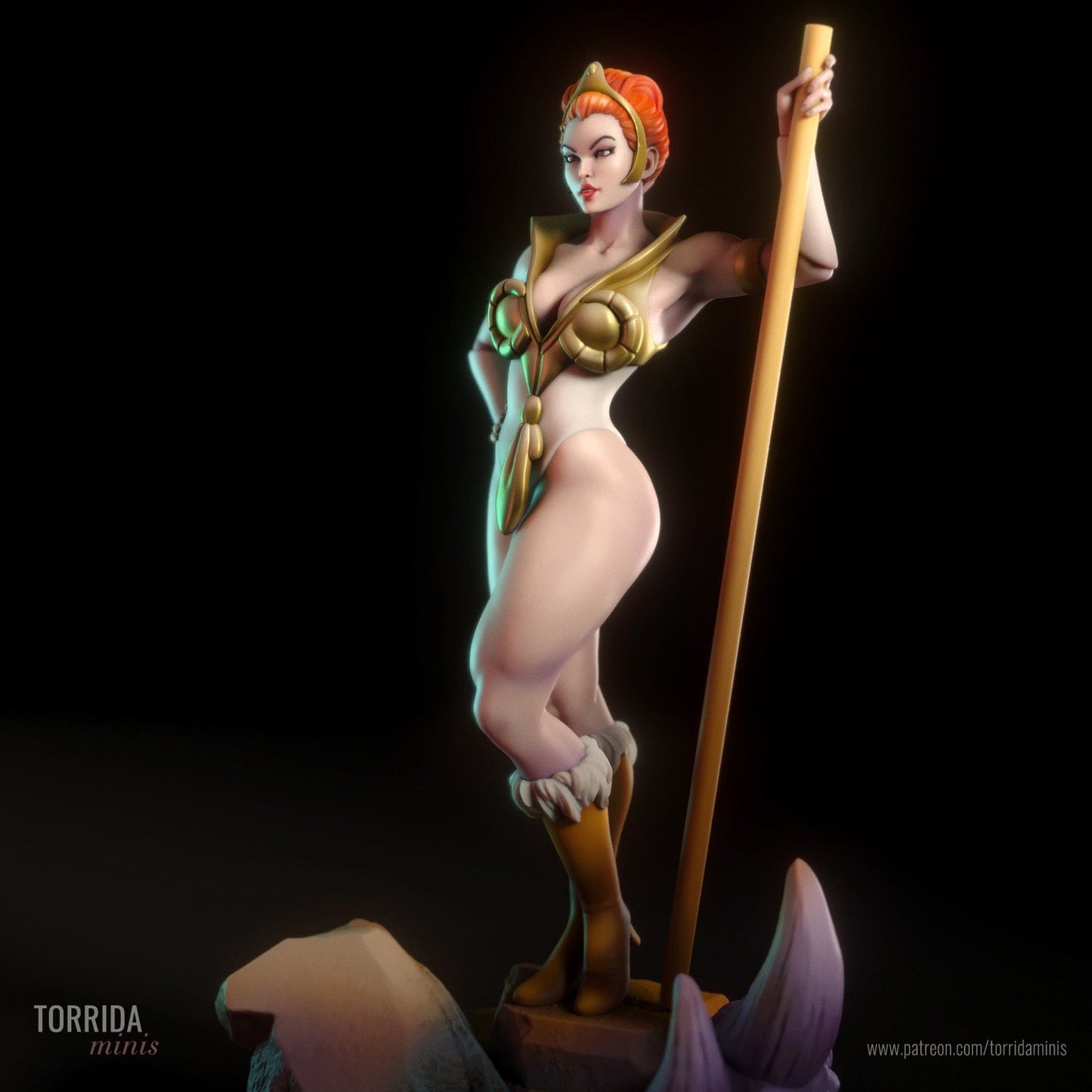 Teela - Torrida Minis - Dark Forge Arts