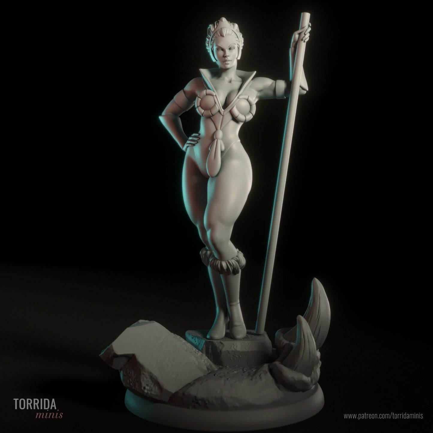 Teela - Torrida Minis - Dark Forge Arts