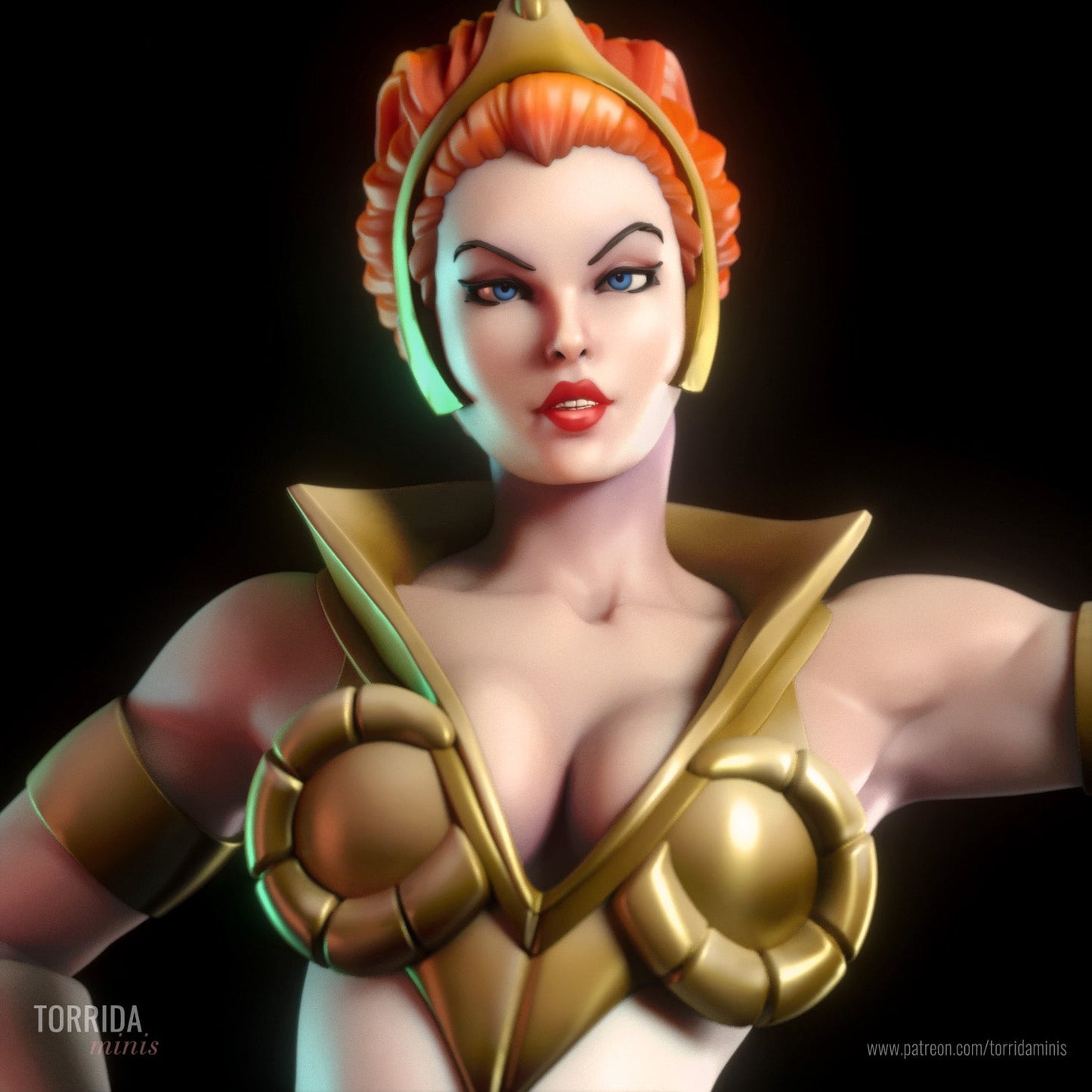 Teela - Torrida Minis - Dark Forge Arts