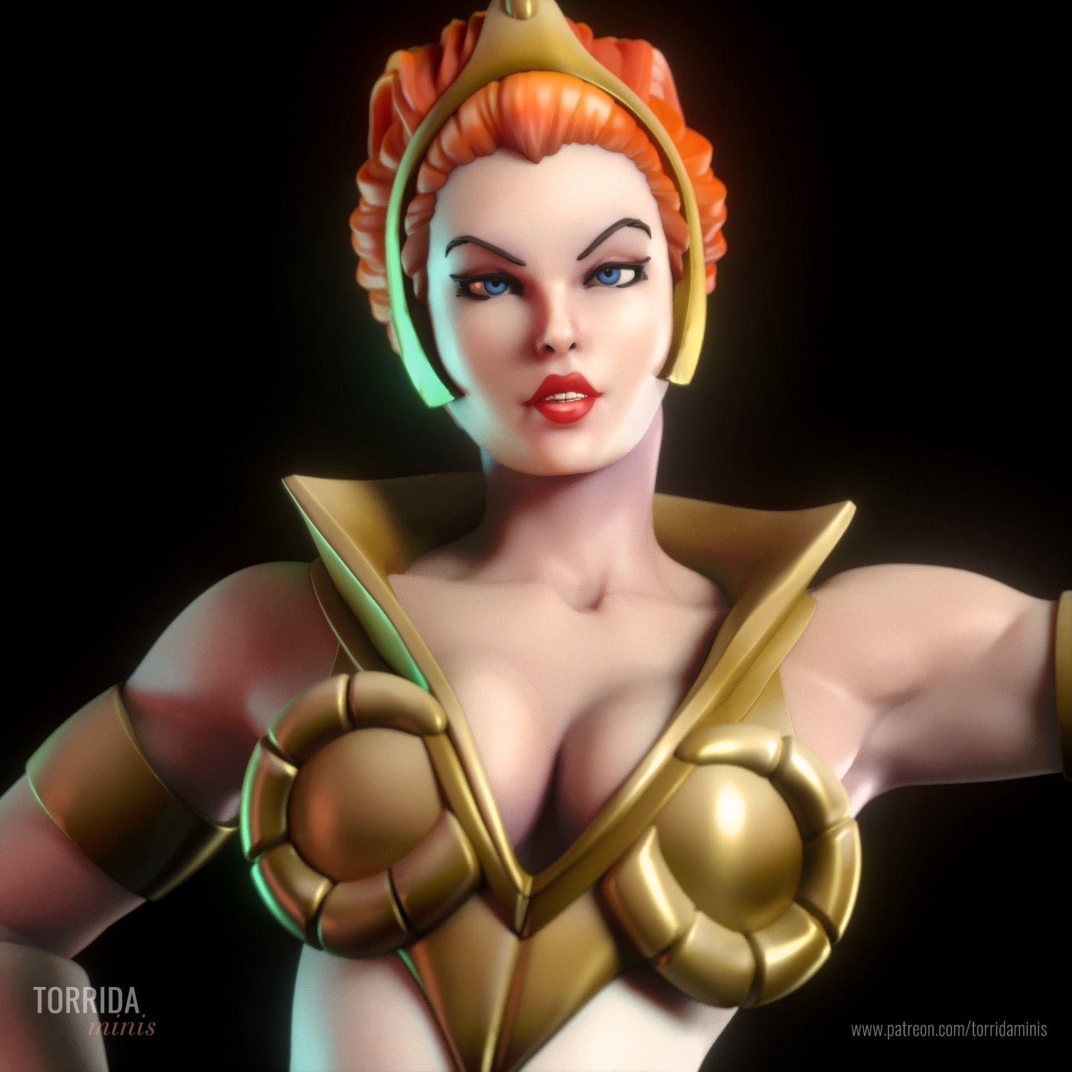 Teela - Torrida Minis - Dark Forge Arts