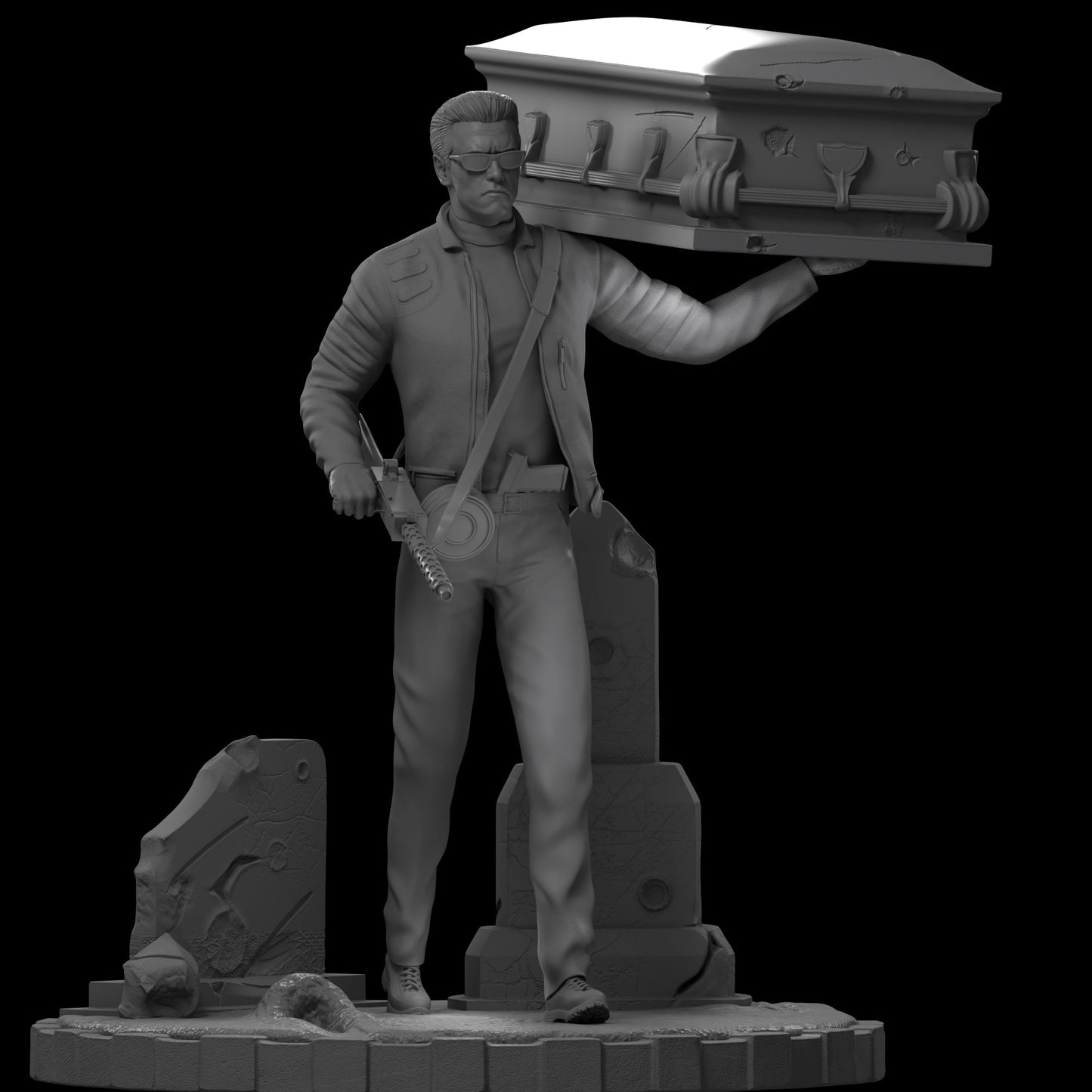 Terminator v2 - CA 3D Studios - Dark Forge Arts
