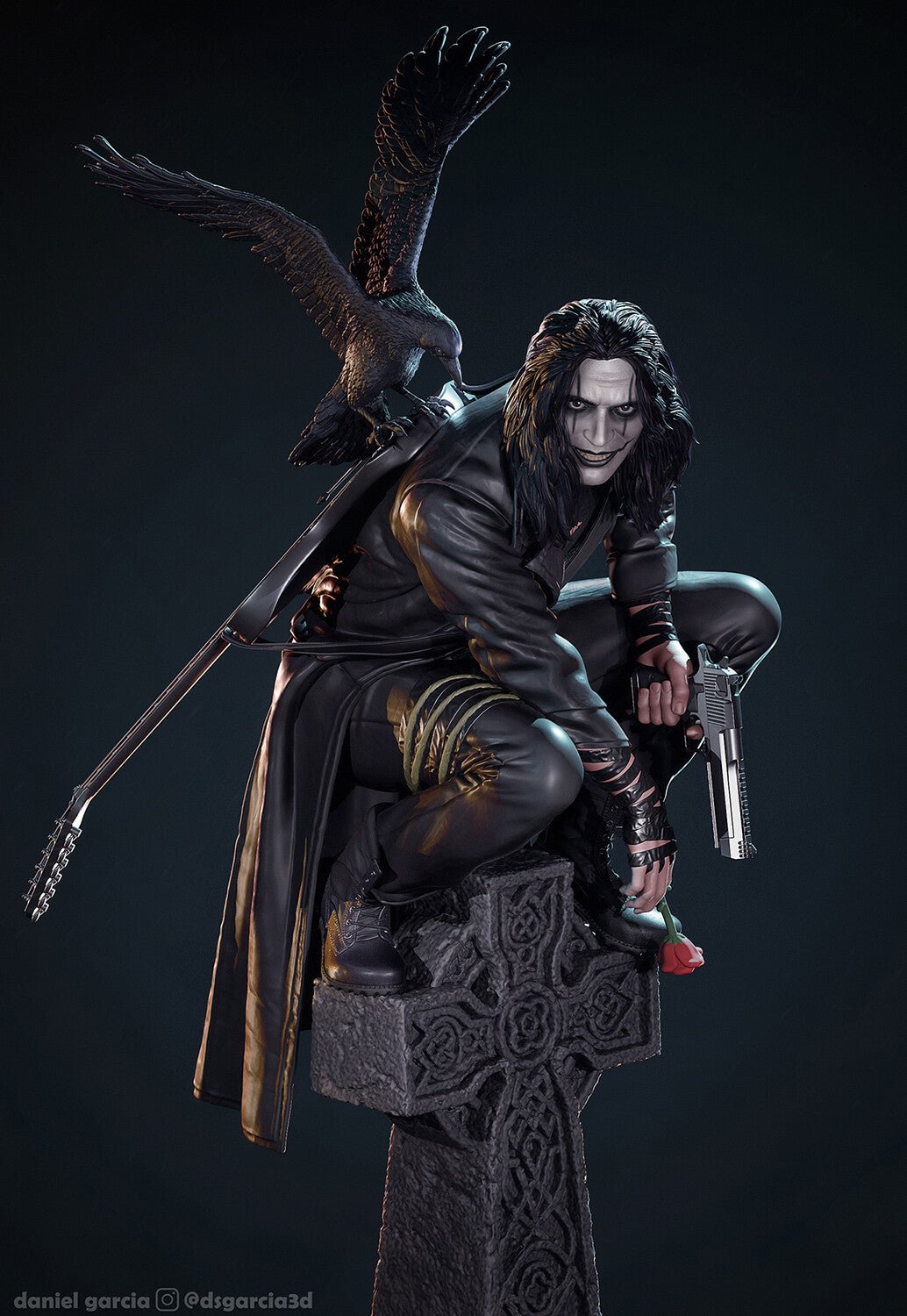 The Crow - CA 3D Studios - Dark Forge Arts