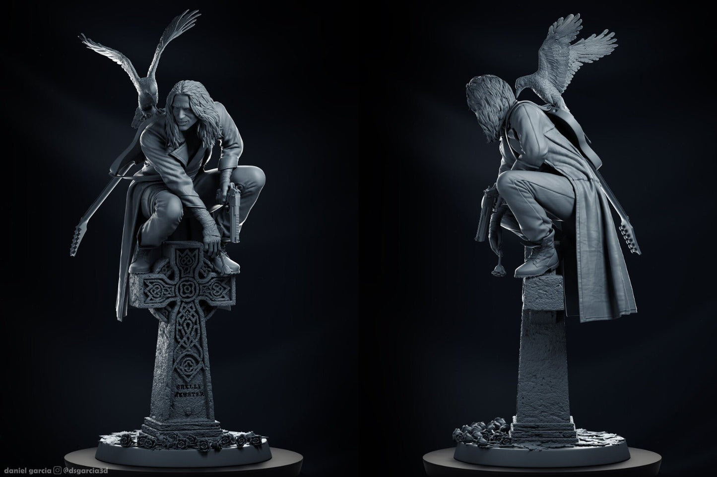 The Crow - CA 3D Studios - Dark Forge Arts