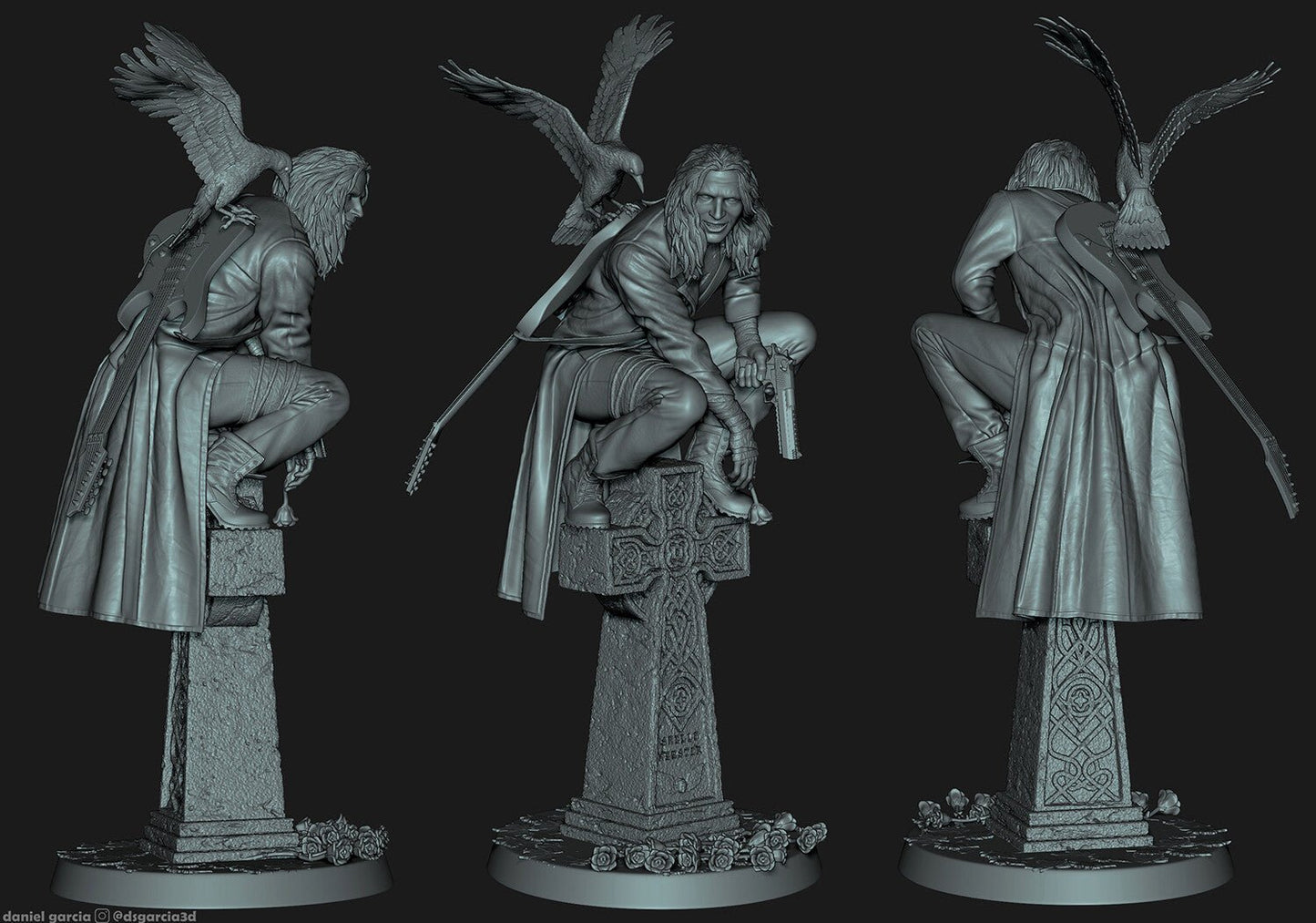 The Crow - CA 3D Studios - Dark Forge Arts