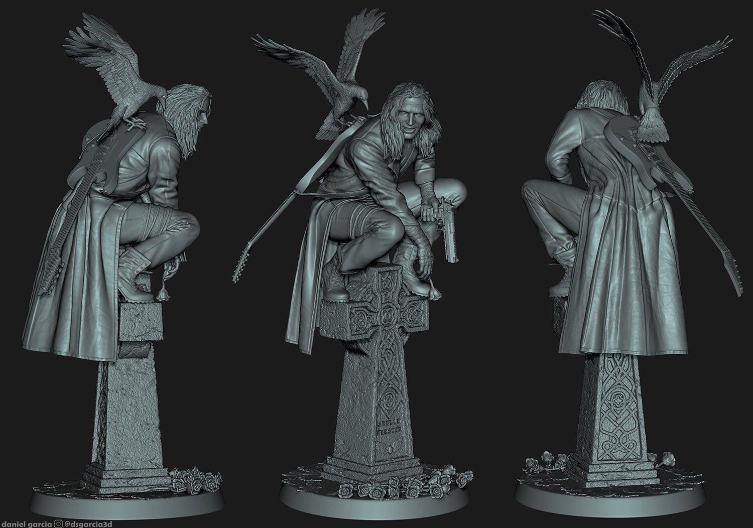 The Crow - CA 3D Studios - Dark Forge Arts