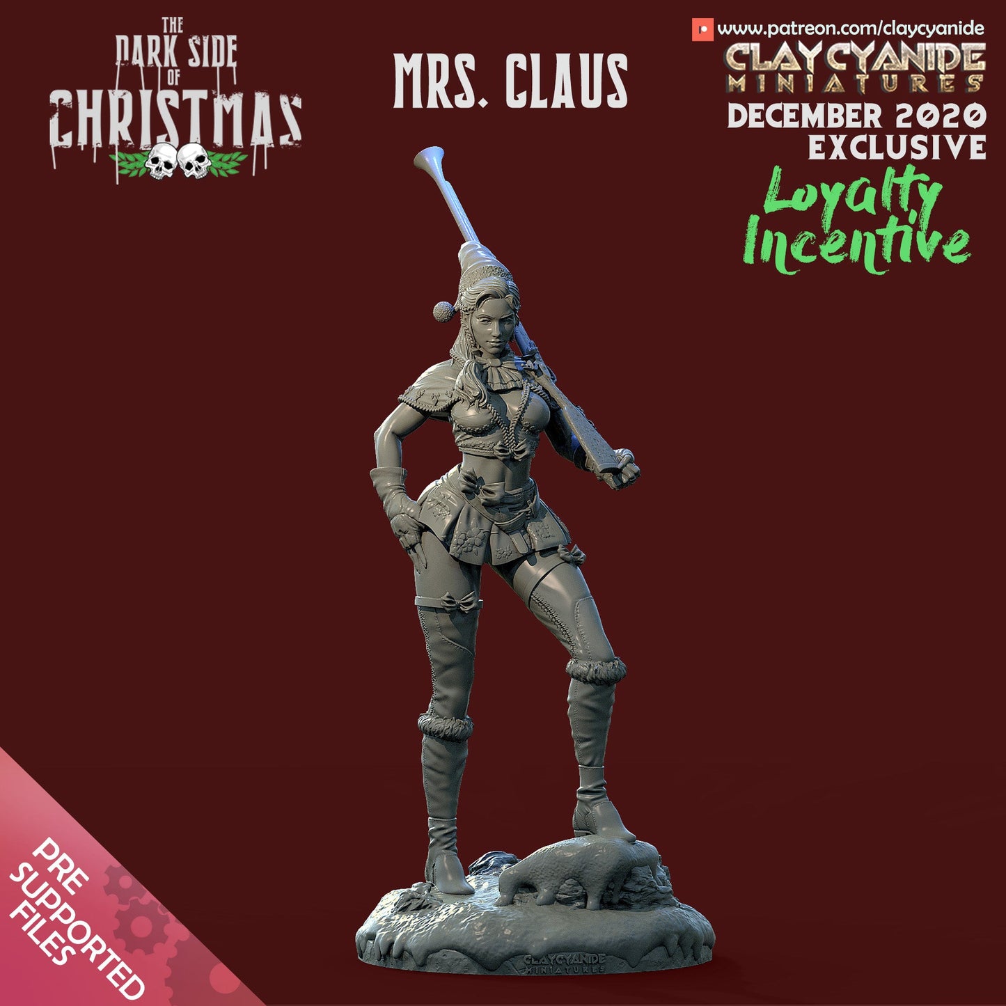 The Dark Side of Christmas - ClayCyanide - Dark Forge Arts