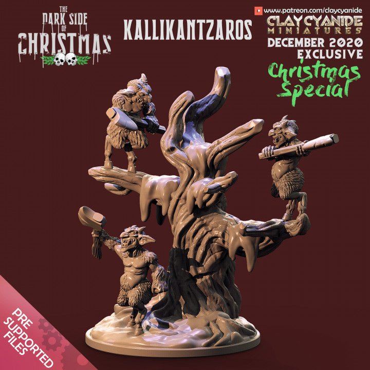 The Dark Side of Christmas - ClayCyanide - Dark Forge Arts