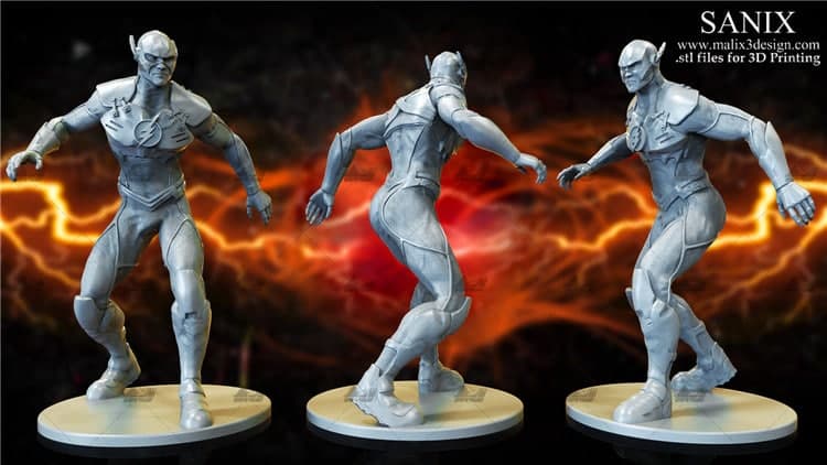 The Flash - Sanix3D - Dark Forge Arts