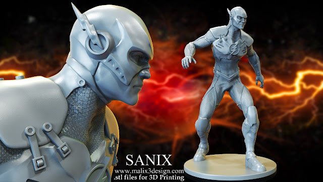The Flash - Sanix3D - Dark Forge Arts