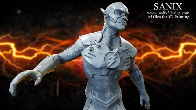 The Flash - Sanix3D - Dark Forge Arts