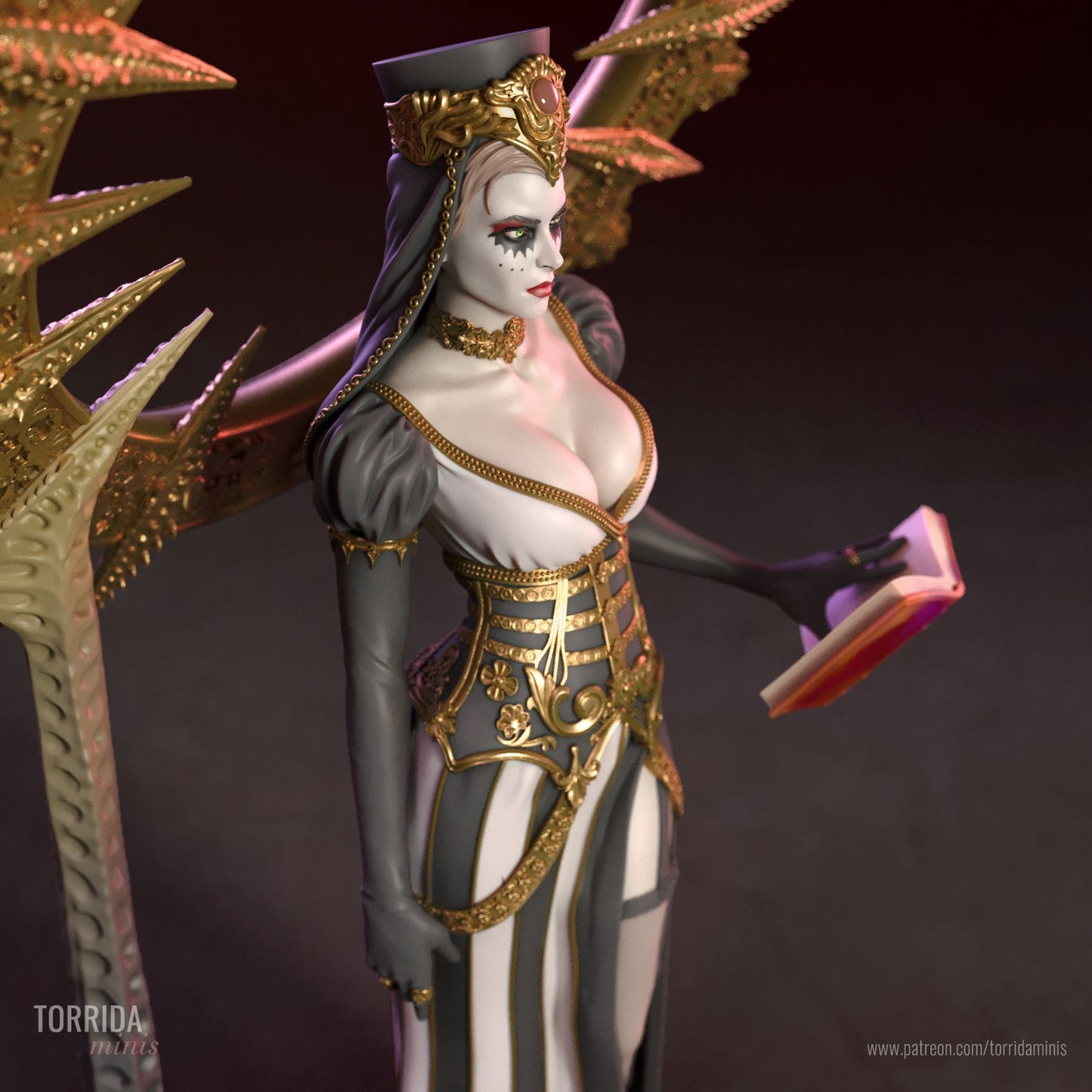 The Messenger of Death - Torrida Minis - Dark Forge Arts