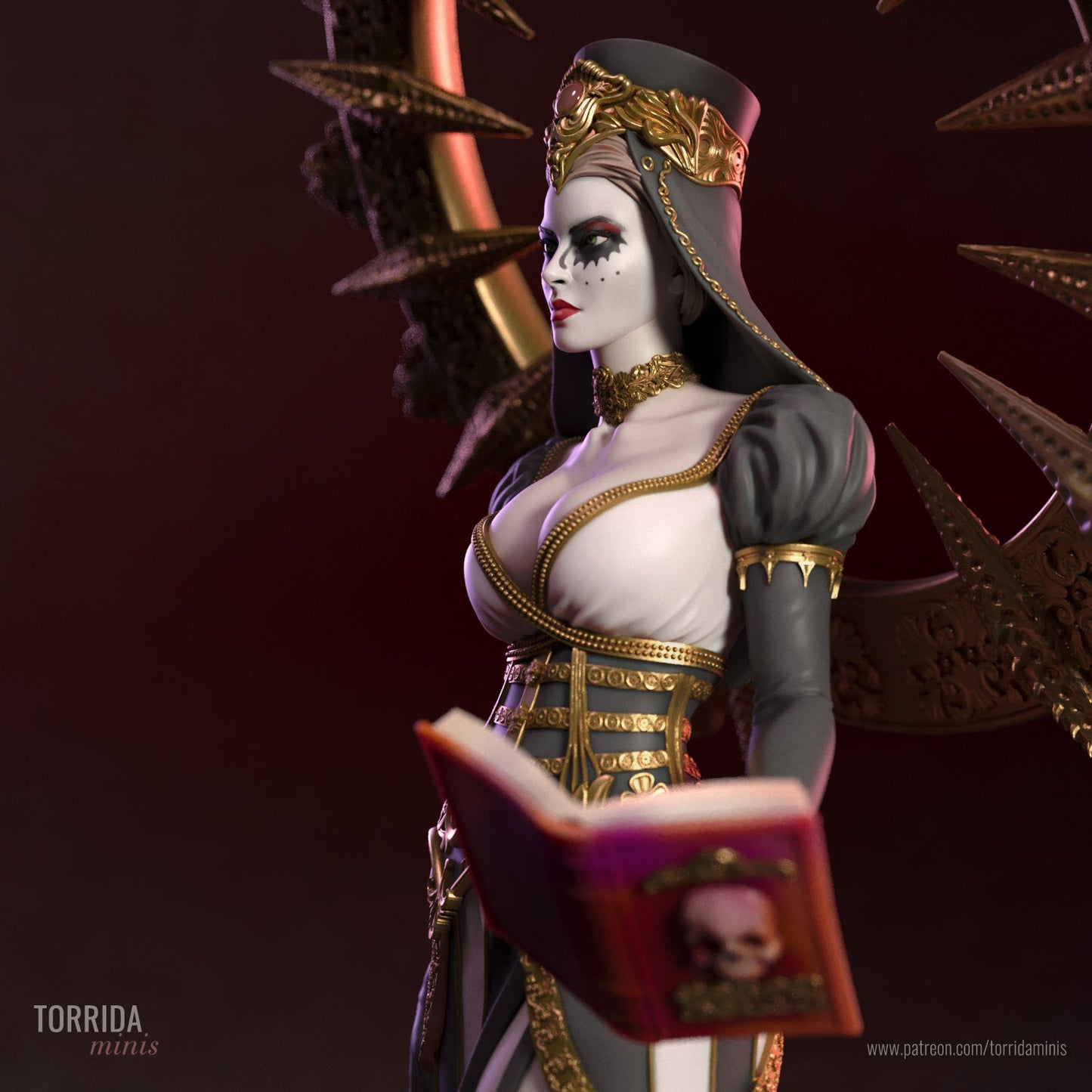 The Messenger of Death - Torrida Minis - Dark Forge Arts