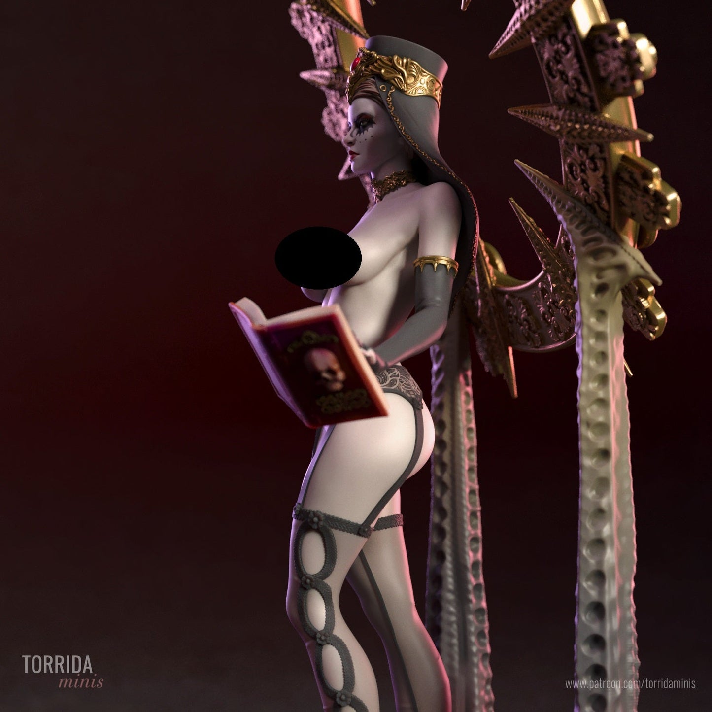 The Messenger of Death - Torrida Minis - Dark Forge Arts