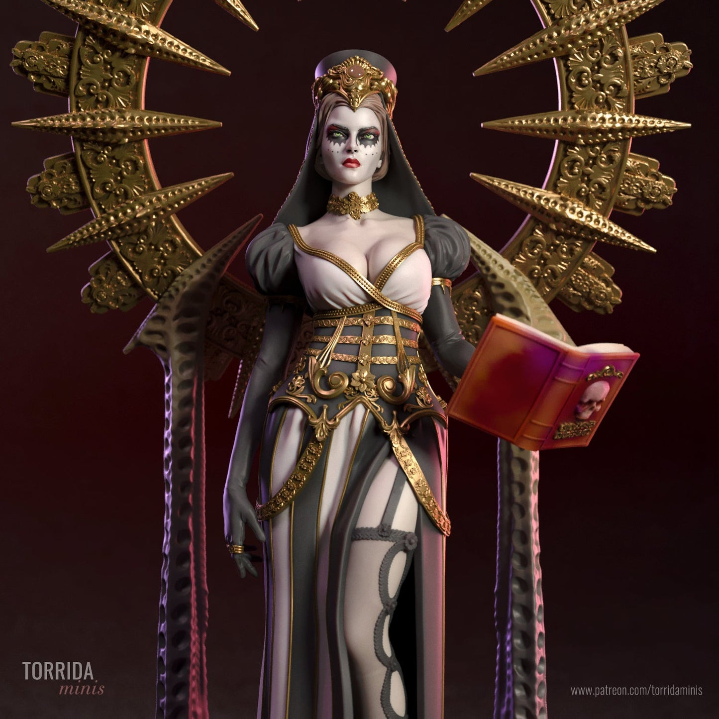 The Messenger of Death - Torrida Minis - Dark Forge Arts
