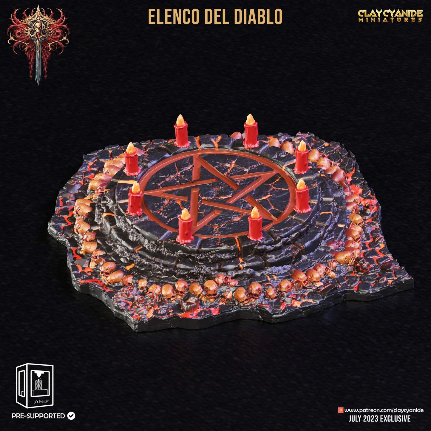 The Ressurection of Chernobog - ClayCyanide - Dark Forge Arts