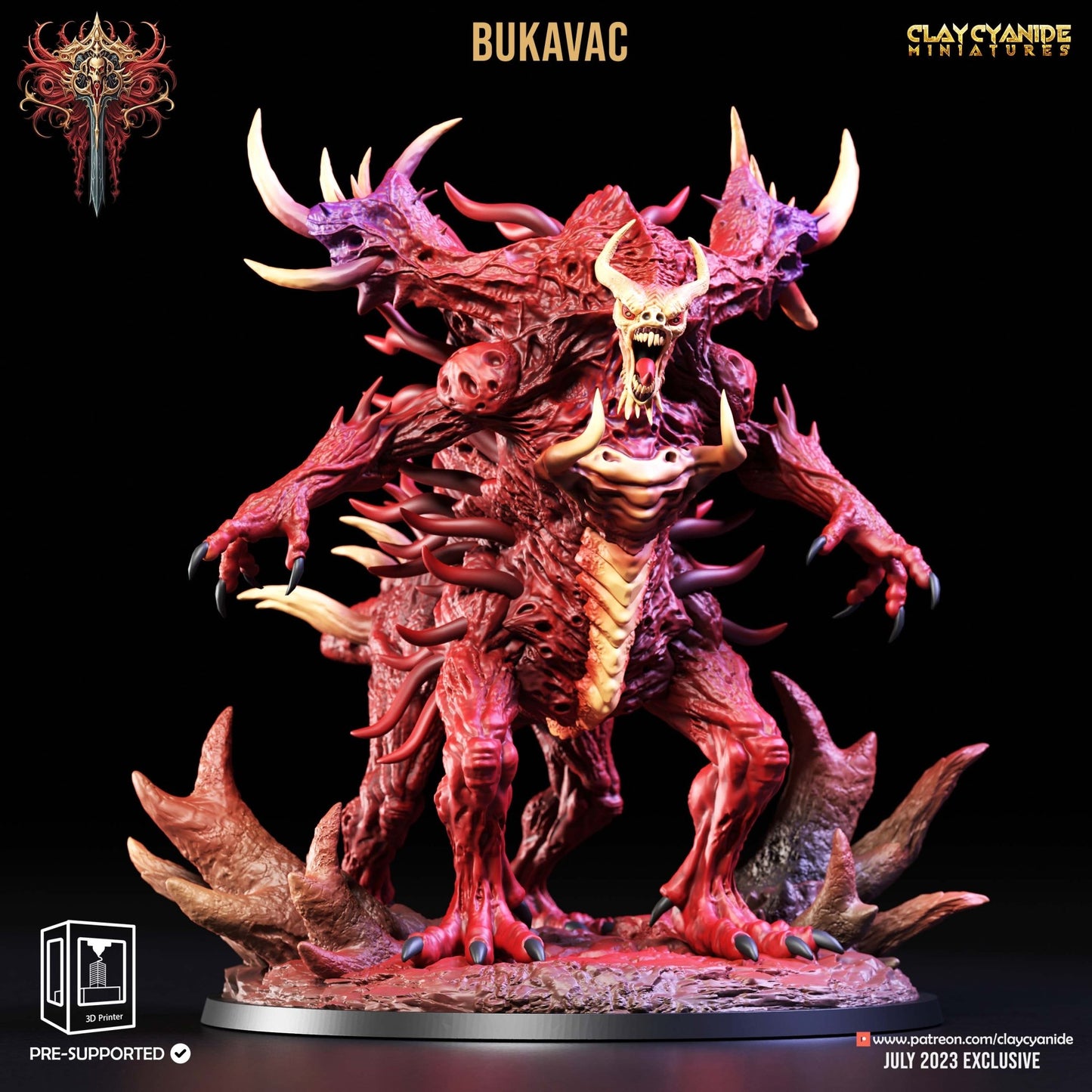 The Ressurection of Chernobog - ClayCyanide - Dark Forge Arts